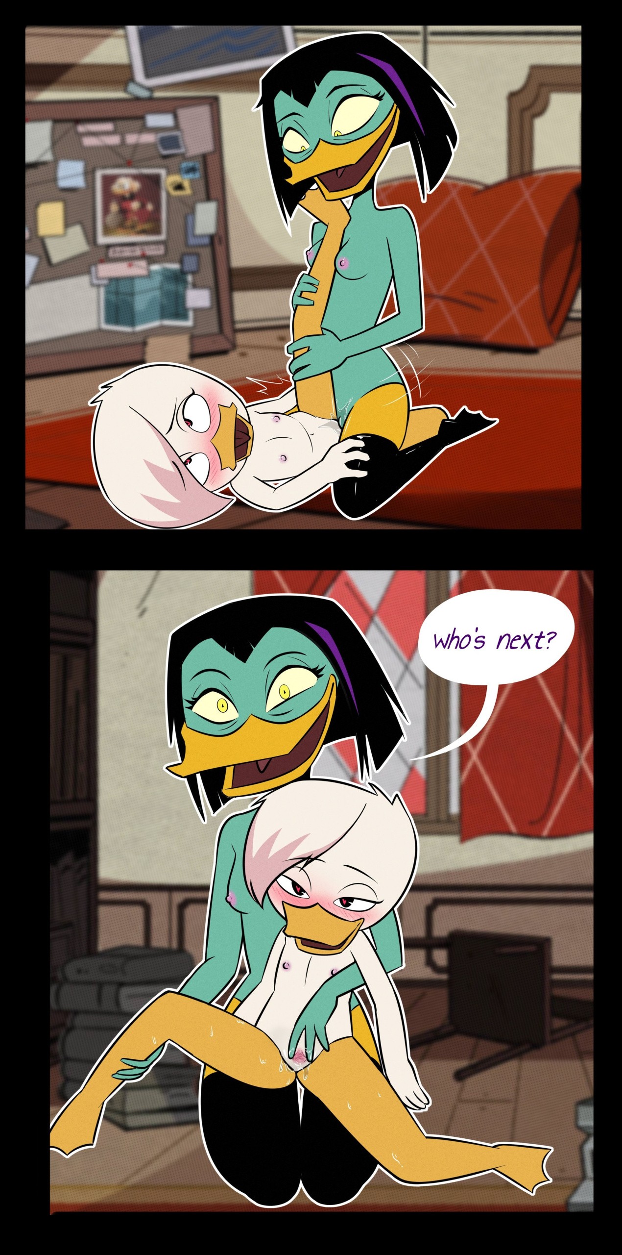 Bored Donald and Lena Lena porn comic picture 9