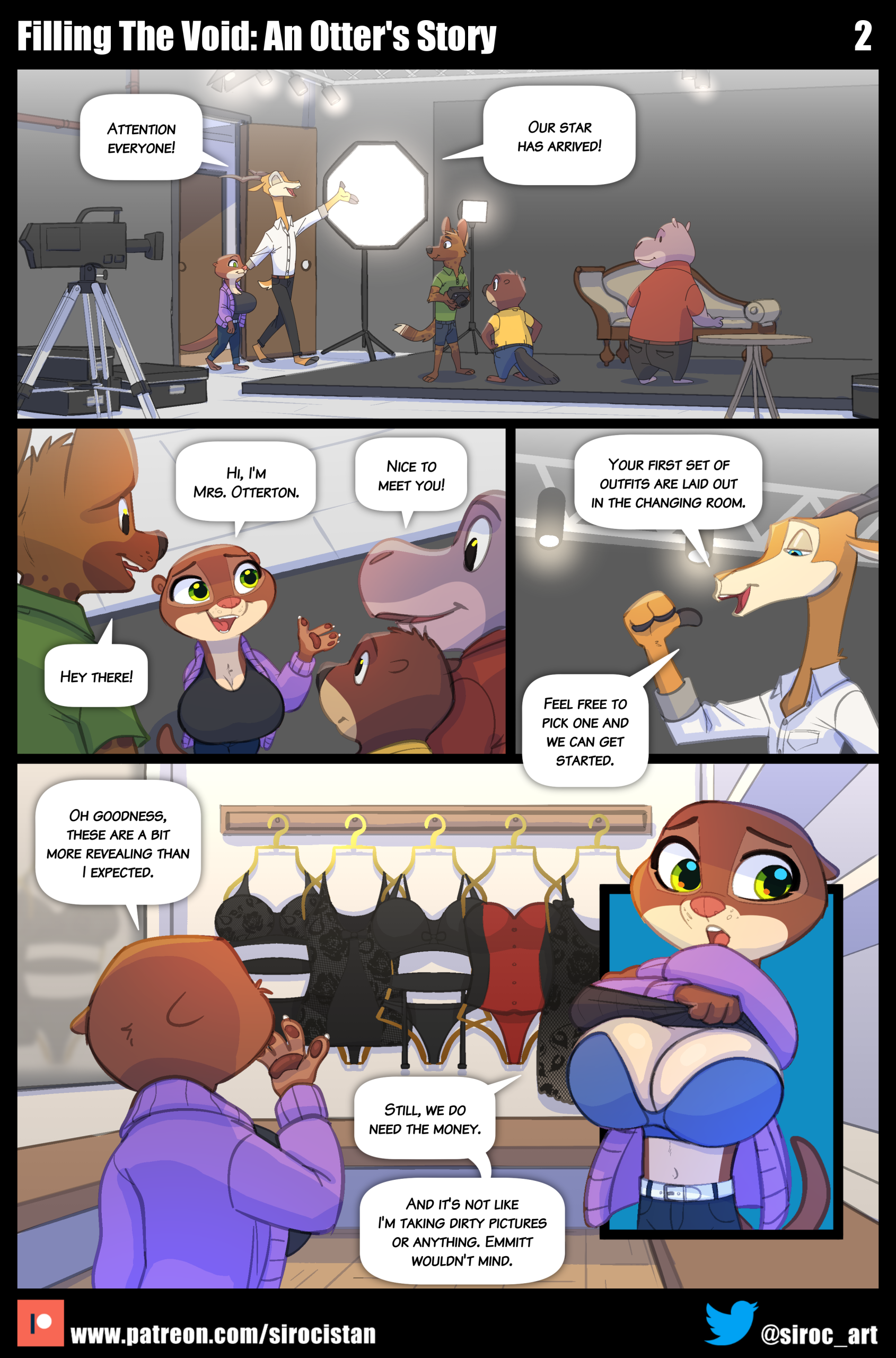 Filling The Void: An Otter's Story porn comic picture 2