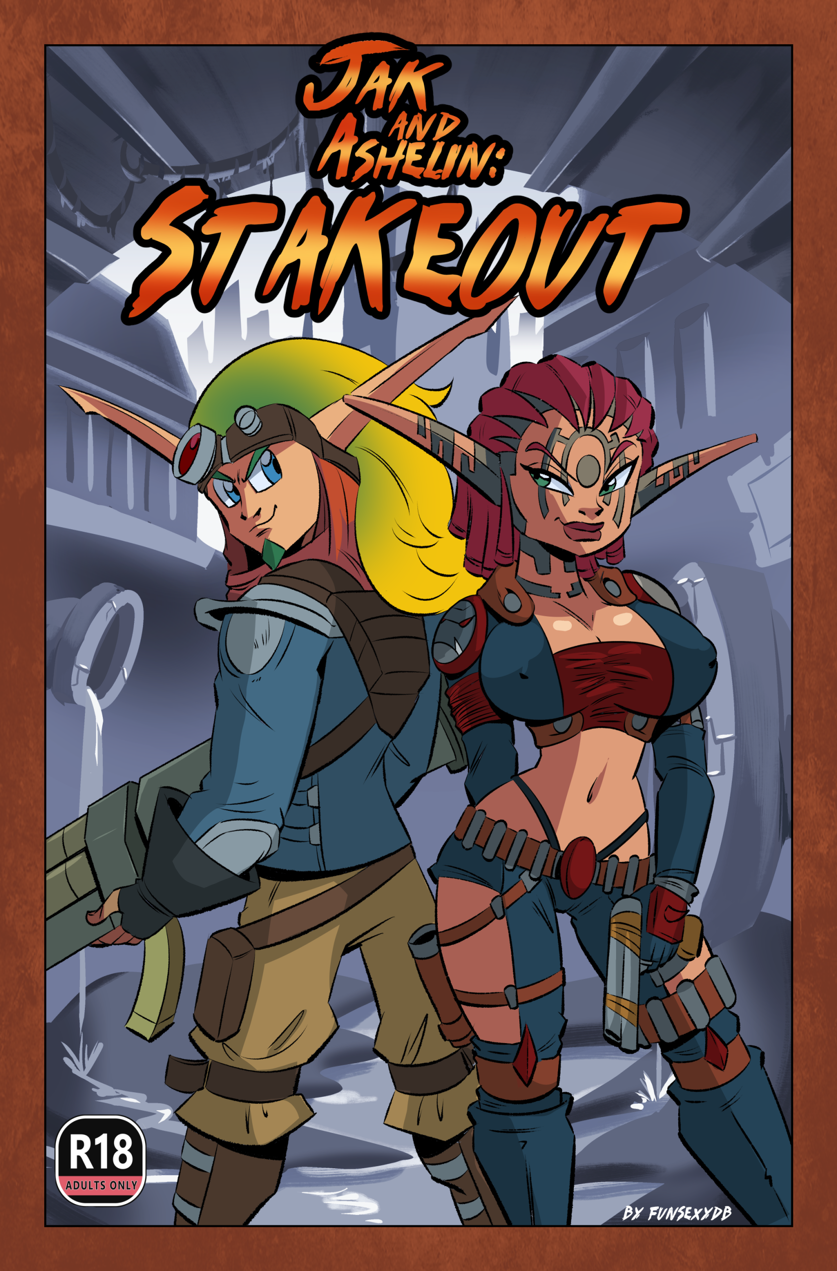 Jak and Ashelin: Stakeout porn comic picture 1