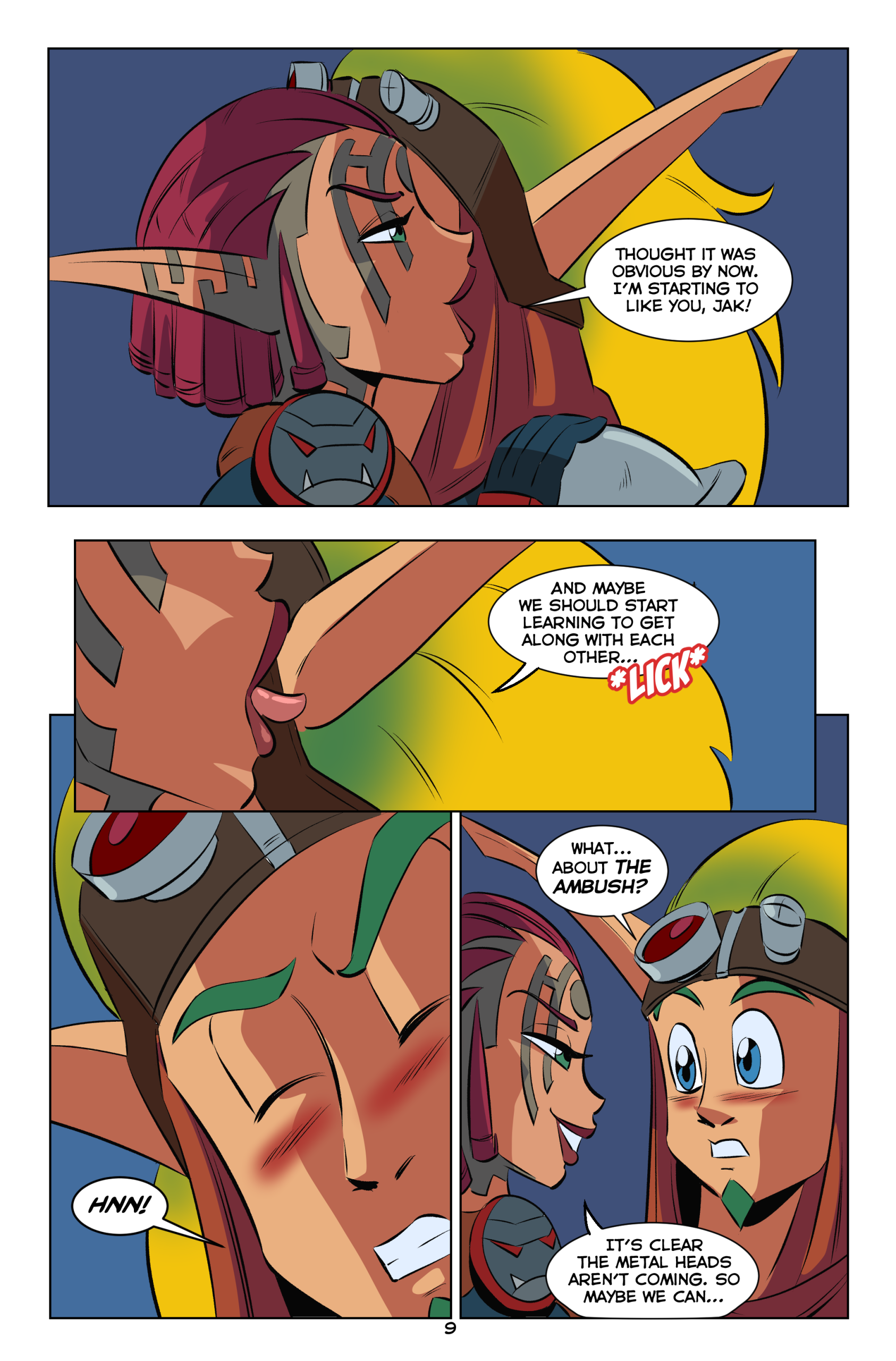 Jak and Ashelin: Stakeout porn comic picture 10