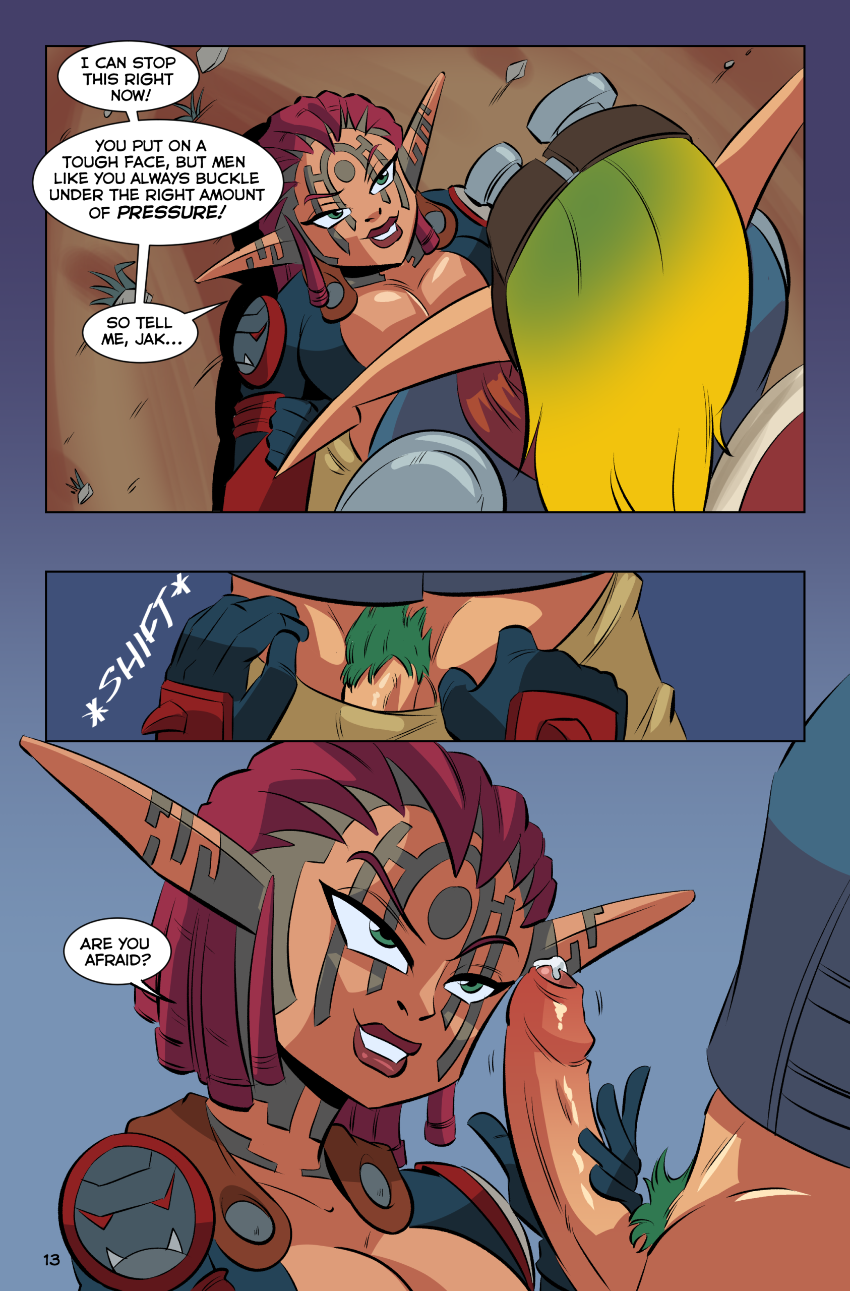 Jak and Ashelin: Stakeout porn comic picture 14