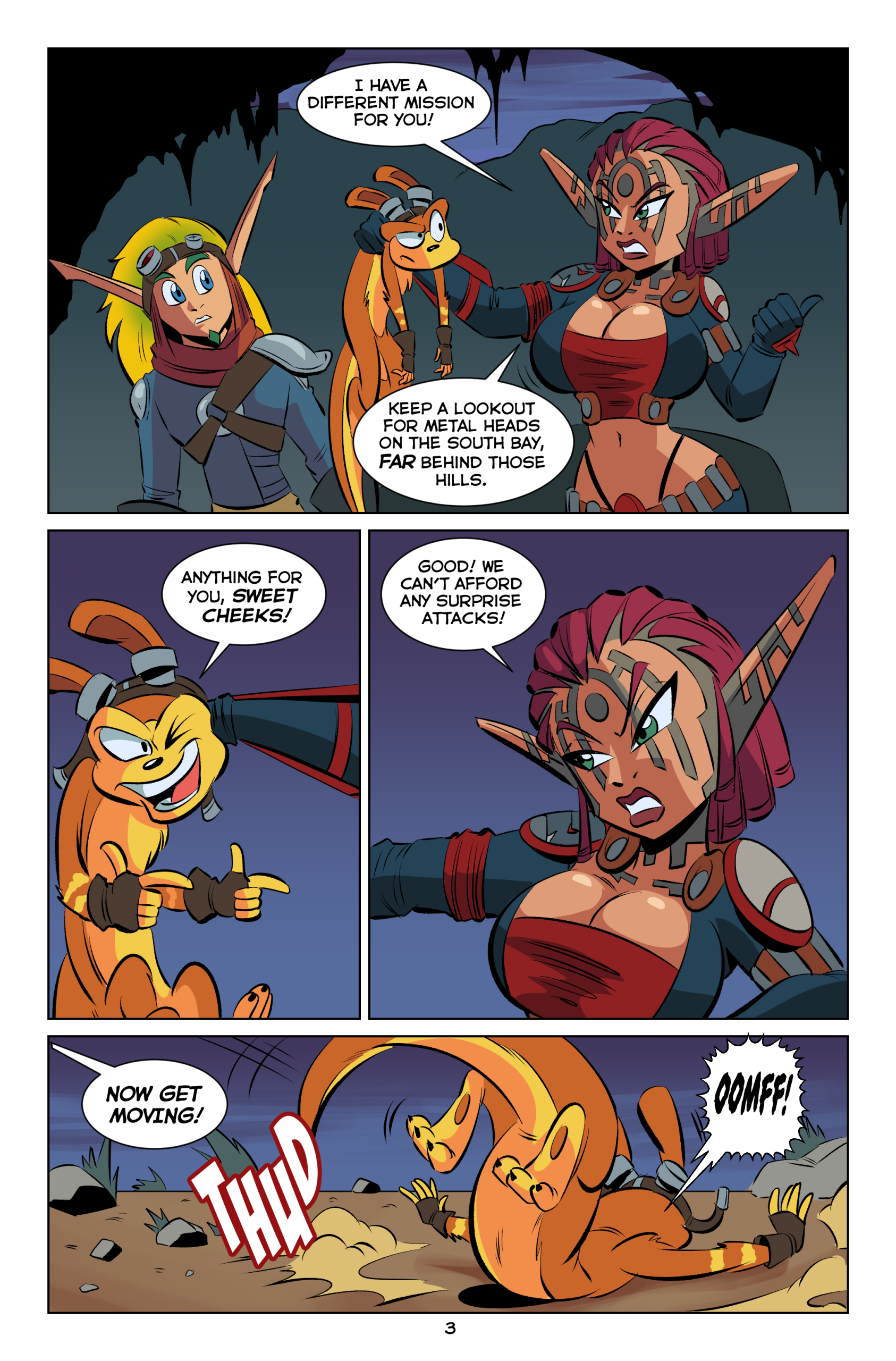 Jak and Ashelin: Stakeout porn comic picture 4