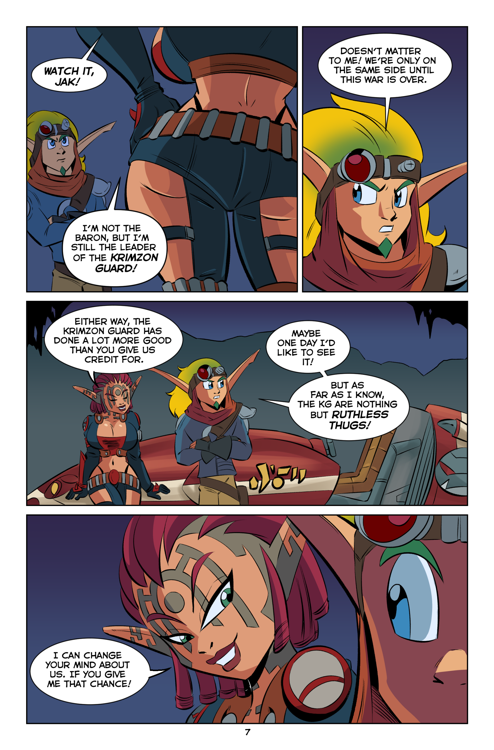 Jak and Ashelin: Stakeout porn comic picture 8