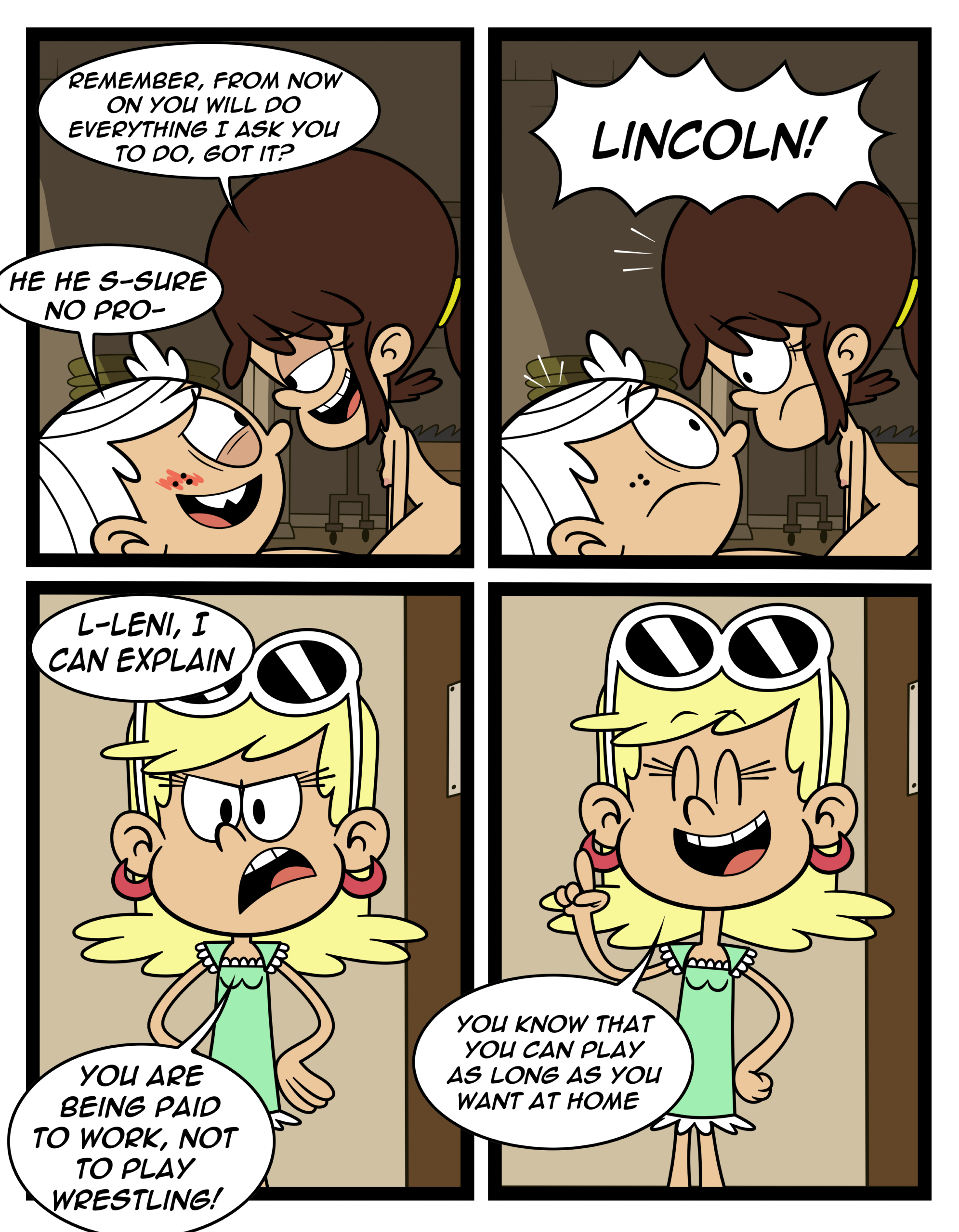 Lincoln x Fiona porn comic picture 6