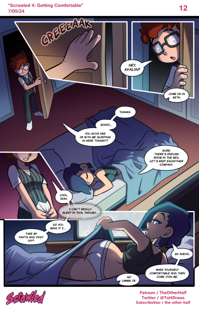 Scrawled: Getting Comfortable porn comic picture 12