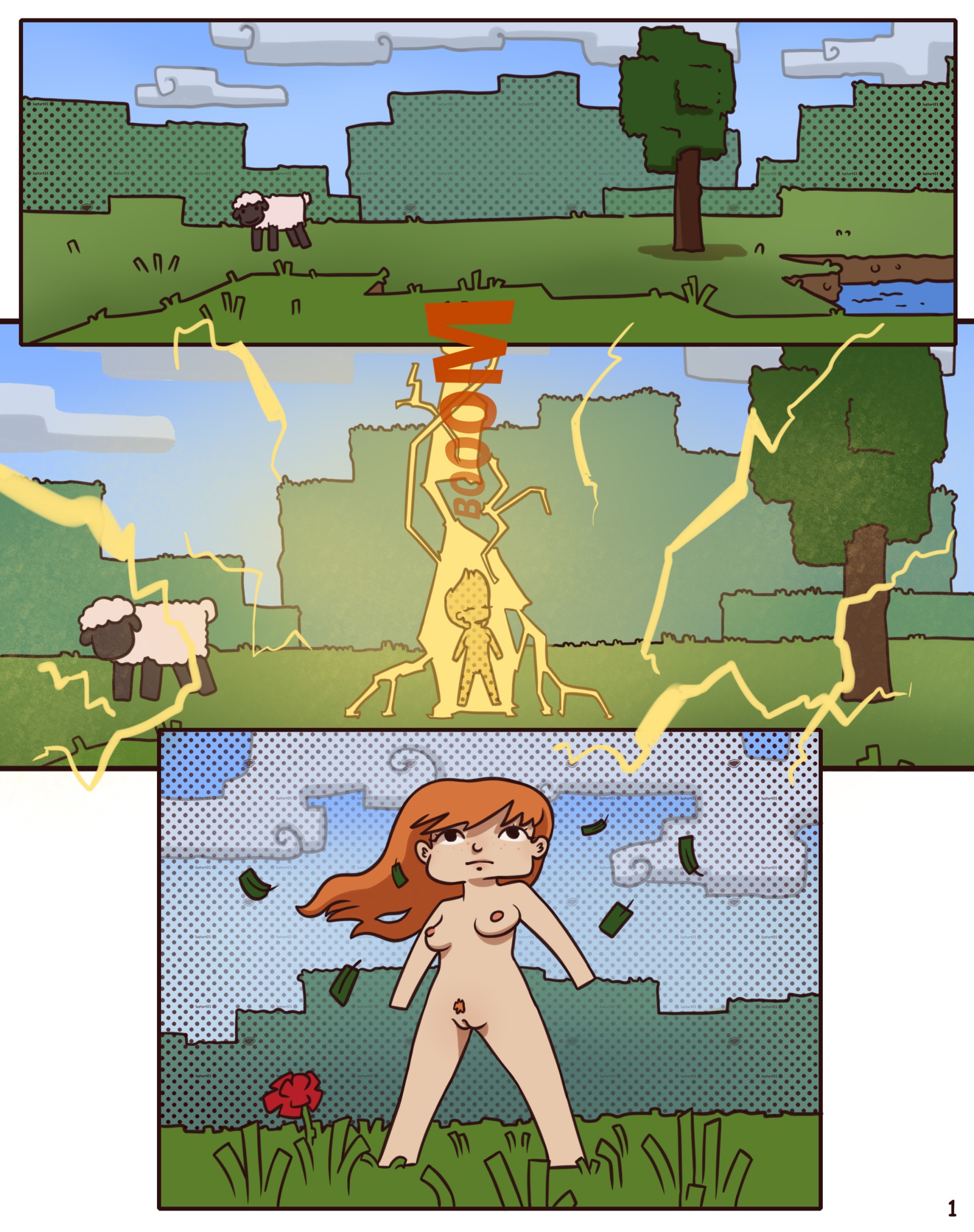 Survivalist porn comic picture 2