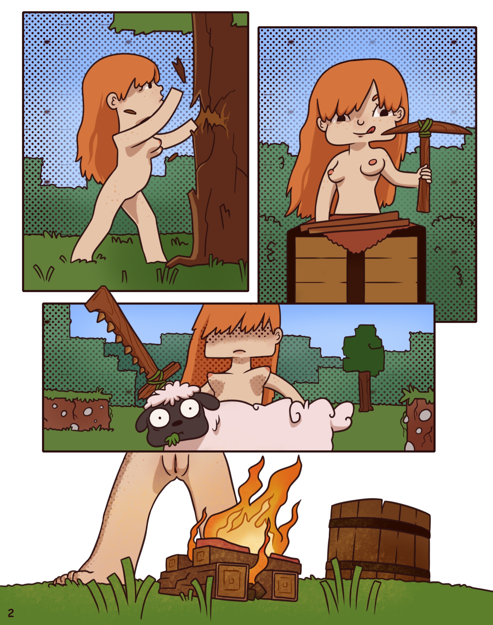 Survivalist porn comic picture 3