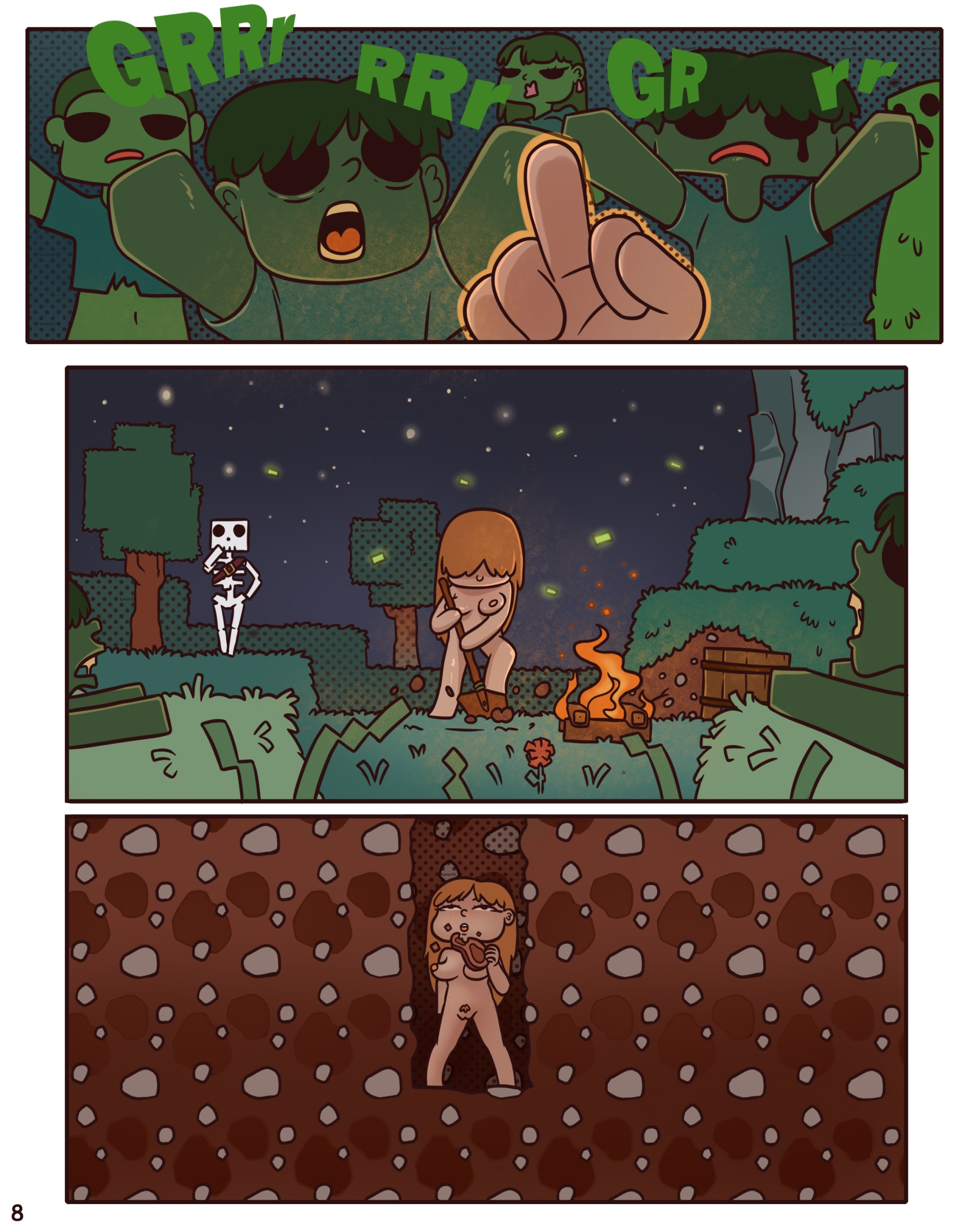 Survivalist porn comic picture 9