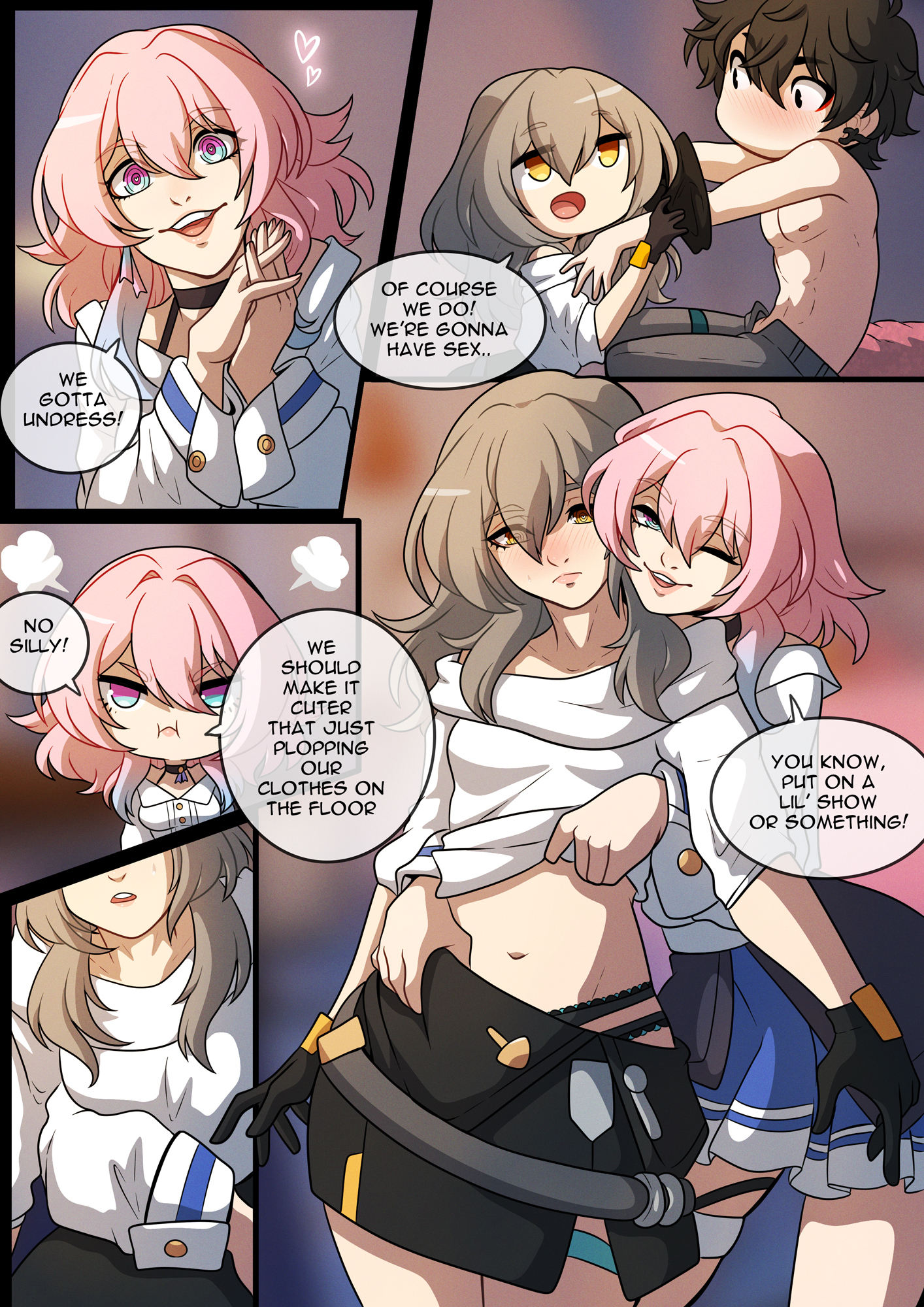 The Nameless Trio porn comic picture 9