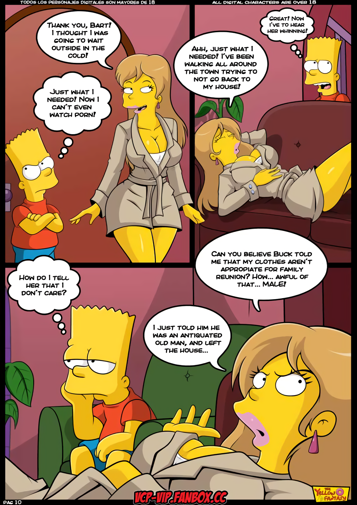 The Yellow Fantasy: Babysitting without Babysitting porn comic picture 11