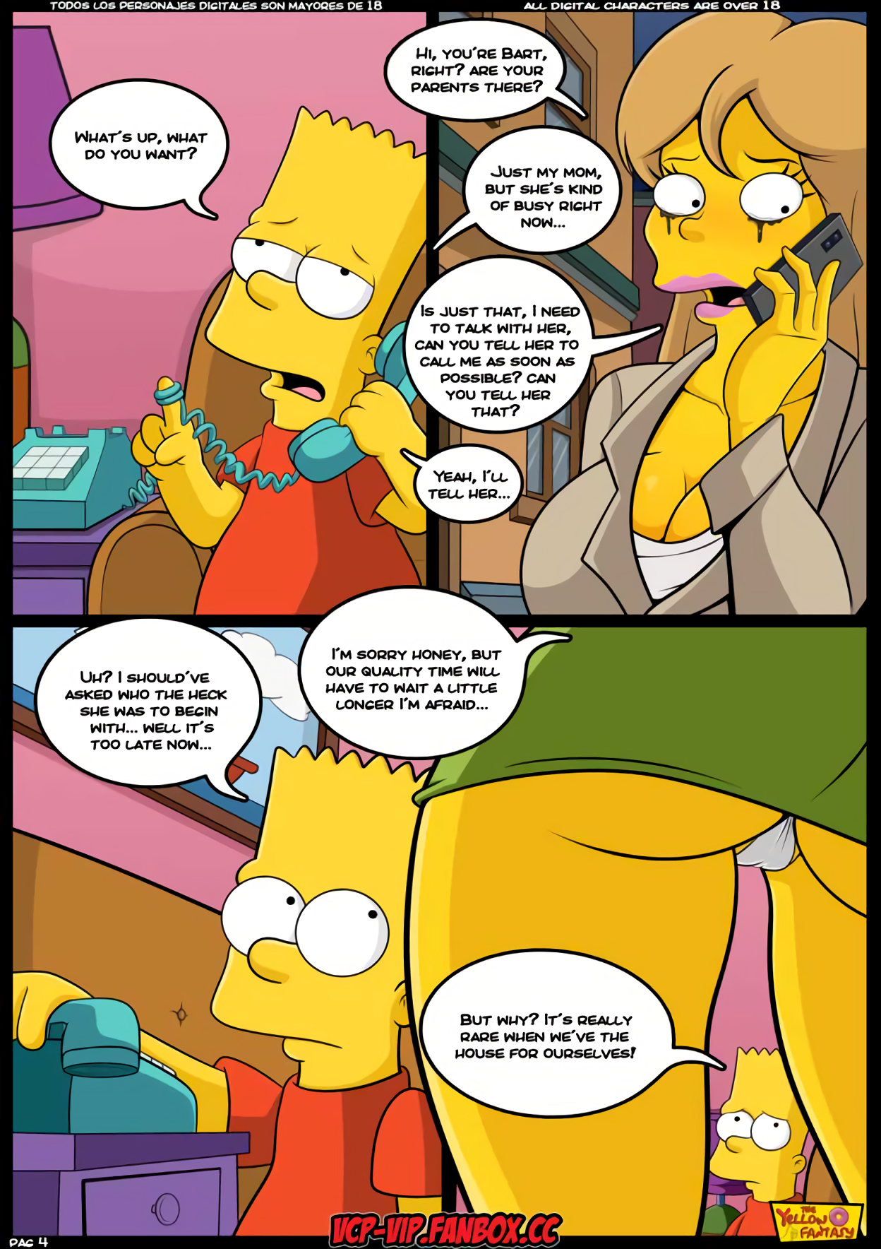 The Yellow Fantasy: Babysitting without Babysitting porn comic picture 5