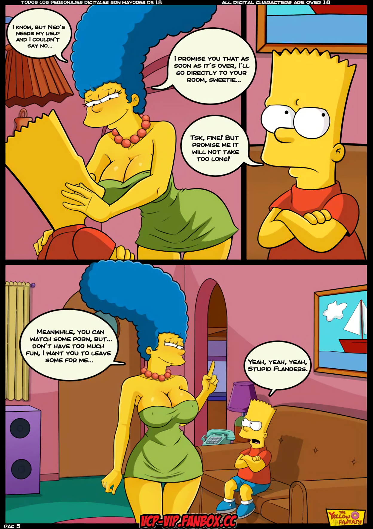 The Yellow Fantasy: Babysitting without Babysitting porn comic picture 6