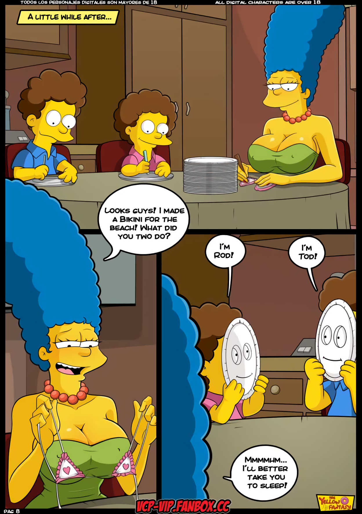 The Yellow Fantasy: Babysitting without Babysitting porn comic picture 9