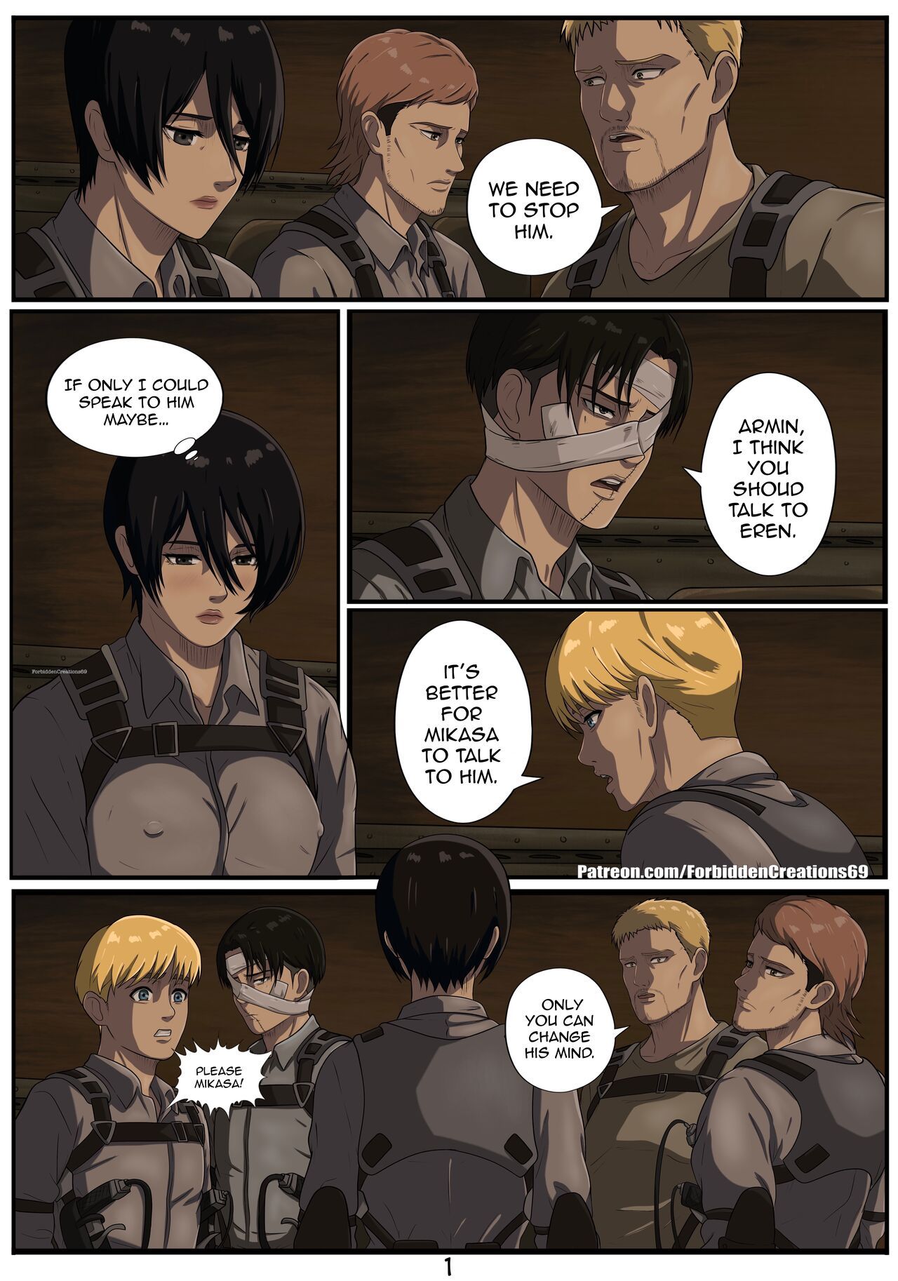 Taming the titan porn comic picture 2