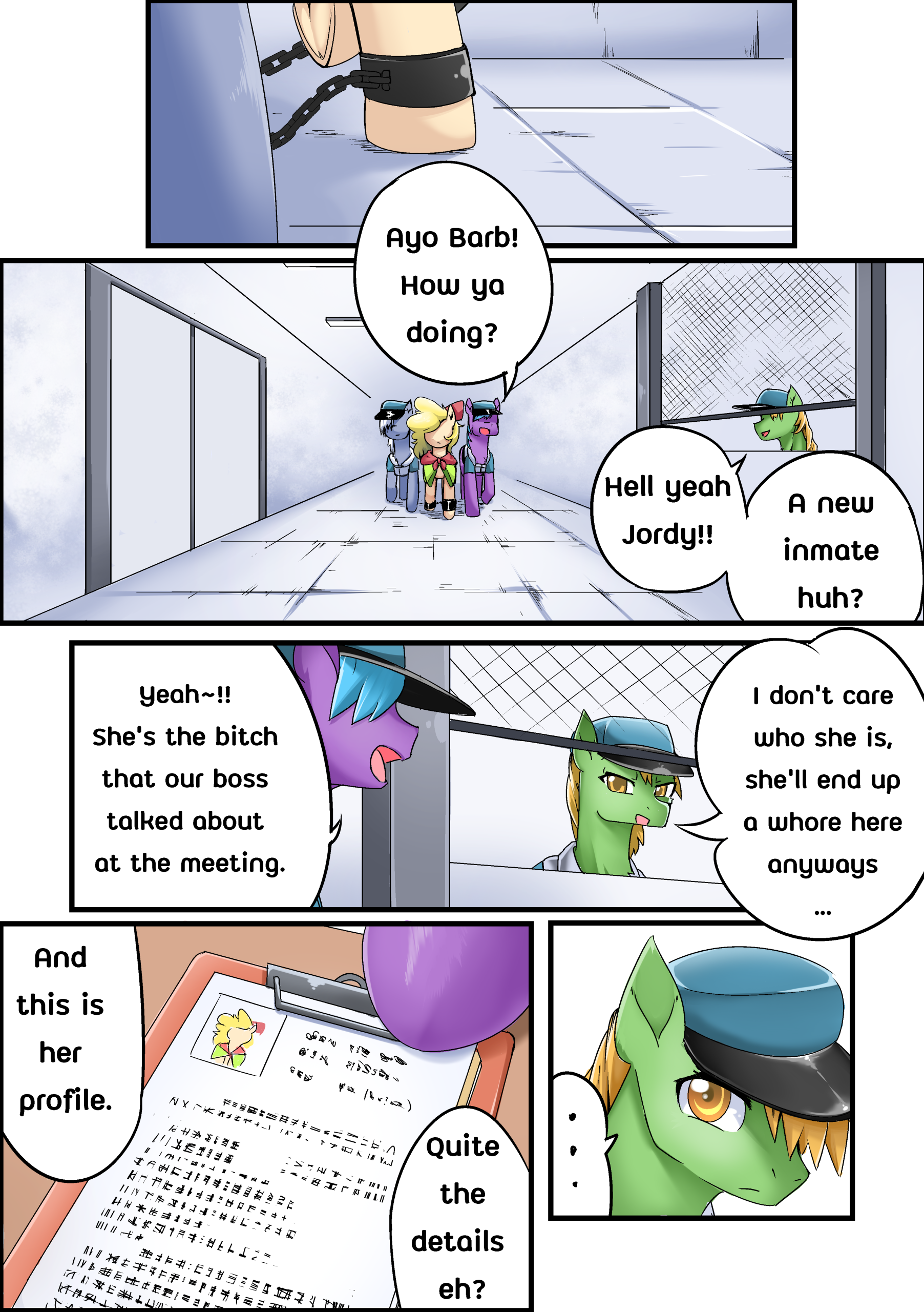 Banned from PonyTown porn comic picture 1