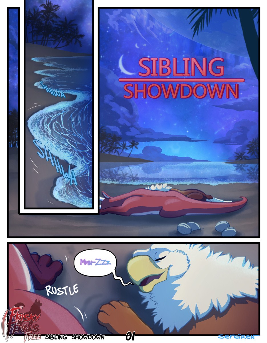 Frisky Ferals - Sibling Showdown porn comic picture 1