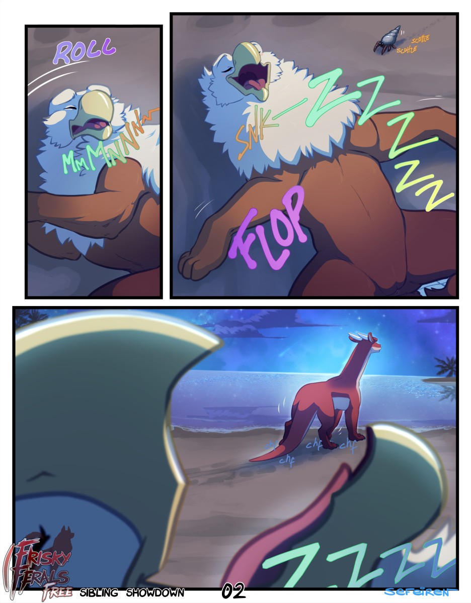 Frisky Ferals - Sibling Showdown porn comic picture 2