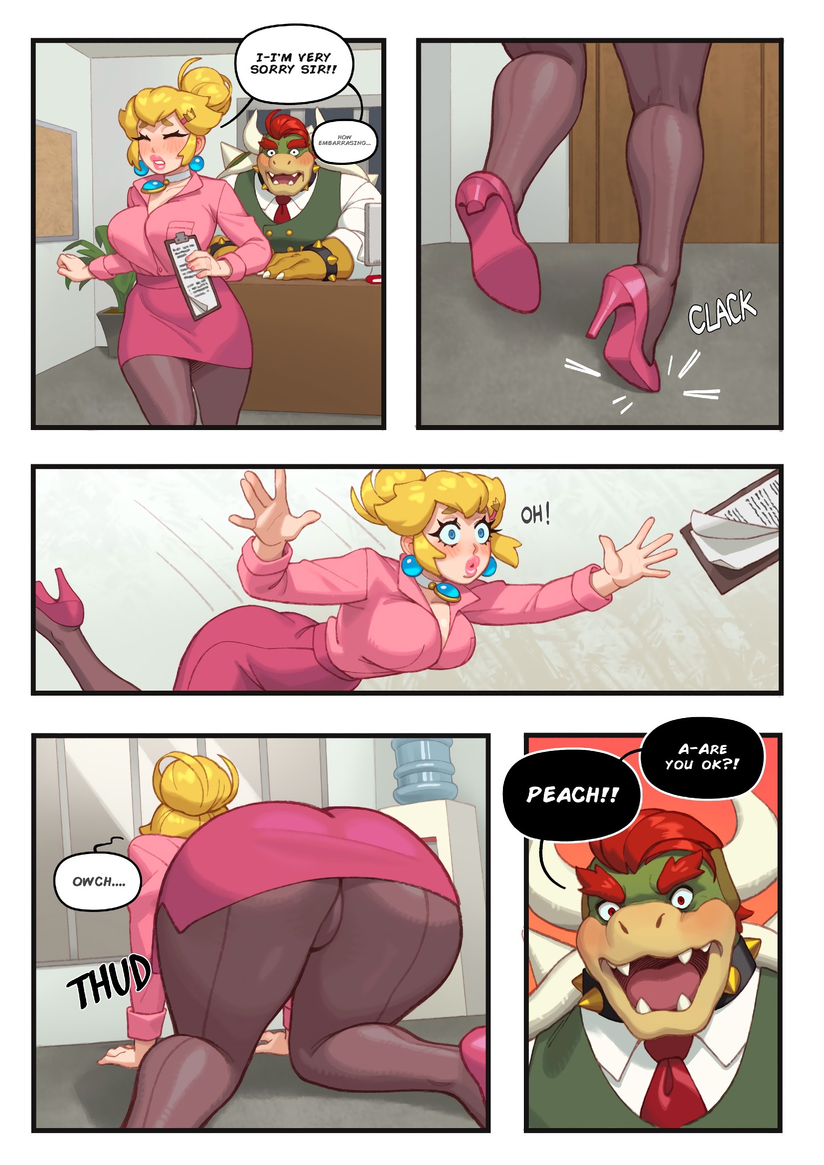 Office Affair porn comic picture 5