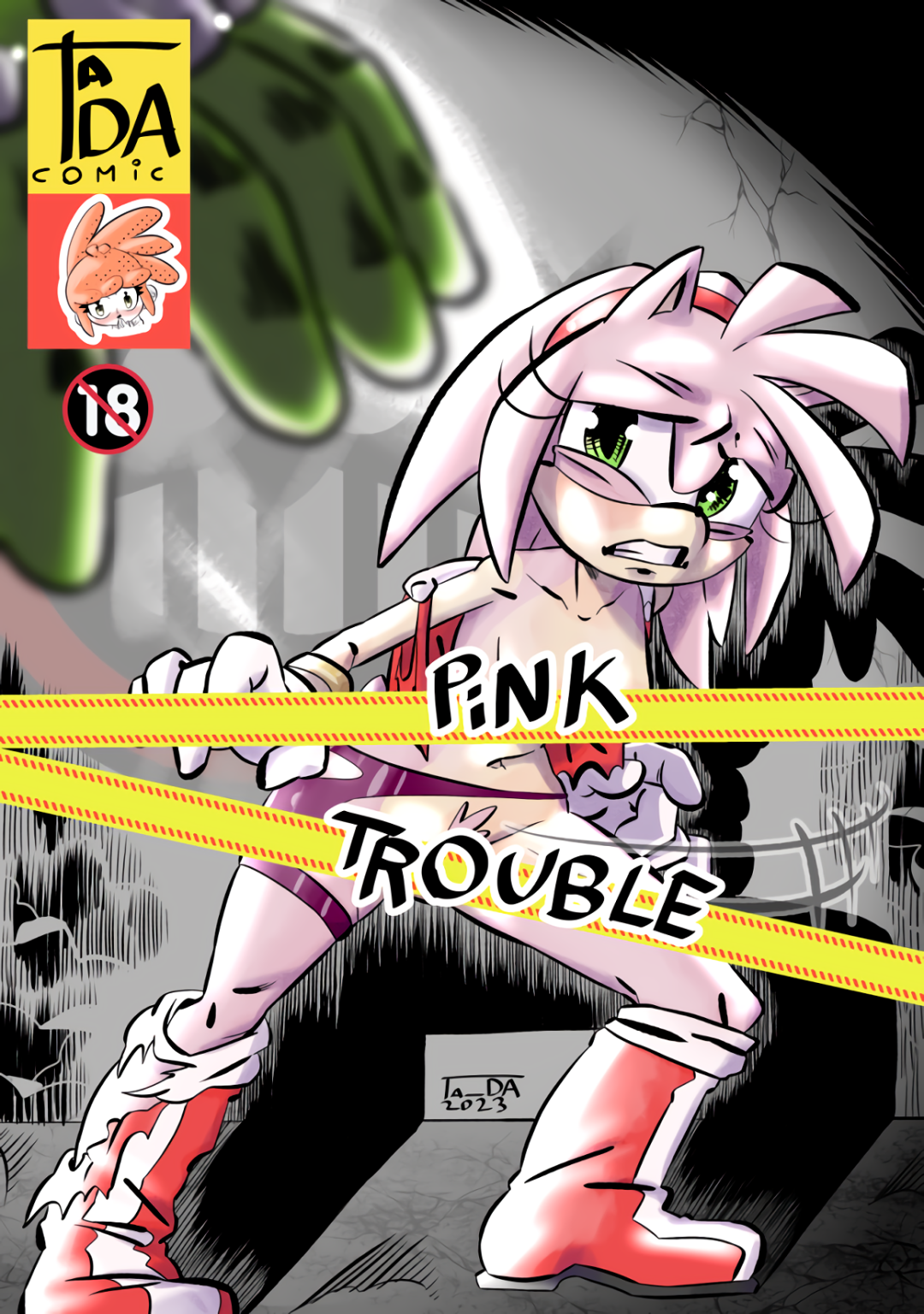 Pink trouble porn comic picture 1