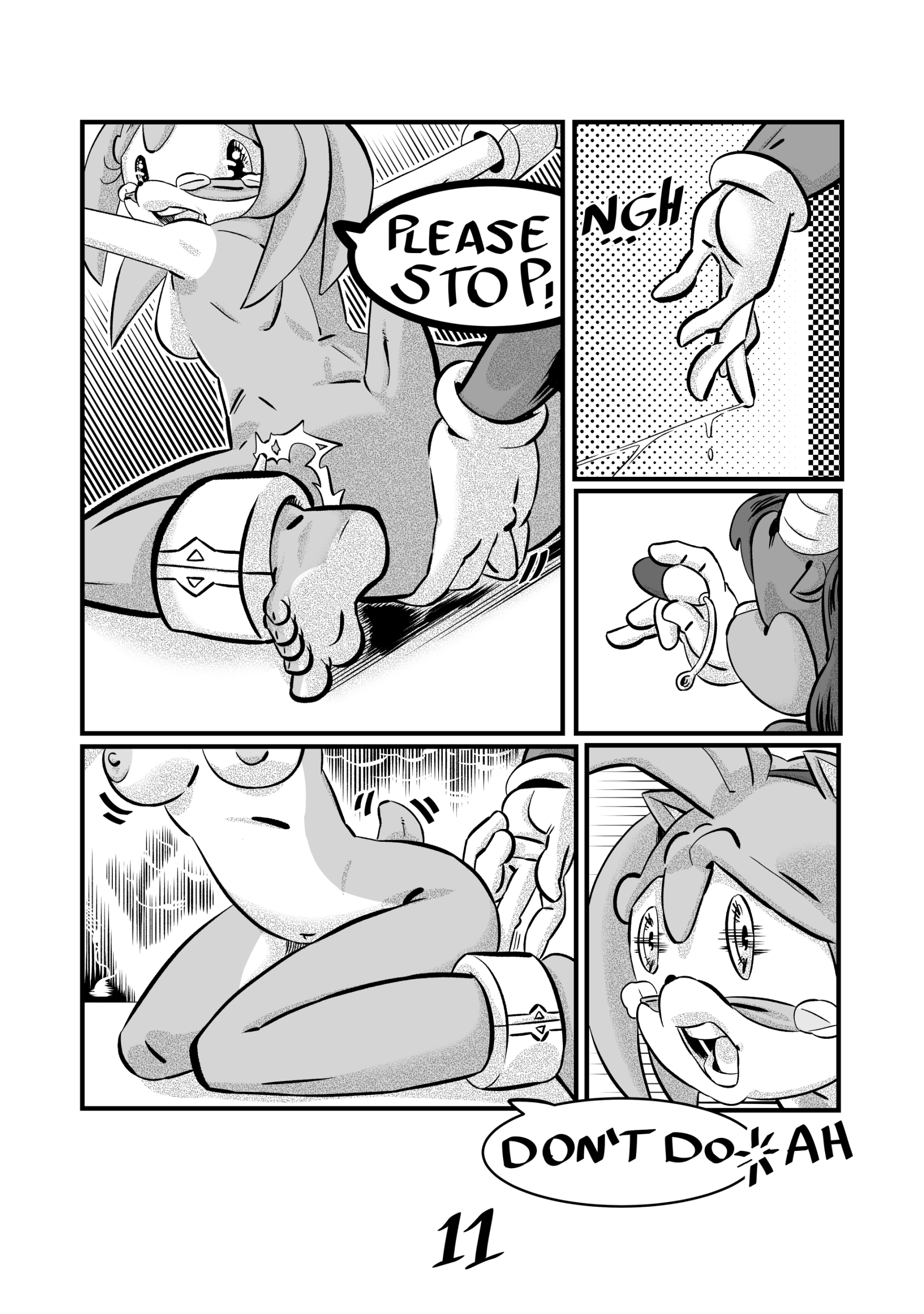 Pink trouble porn comic picture 14