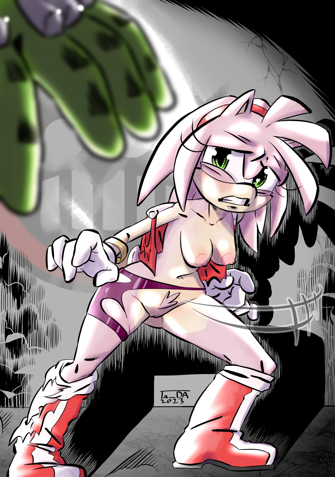 Pink trouble porn comic picture 2
