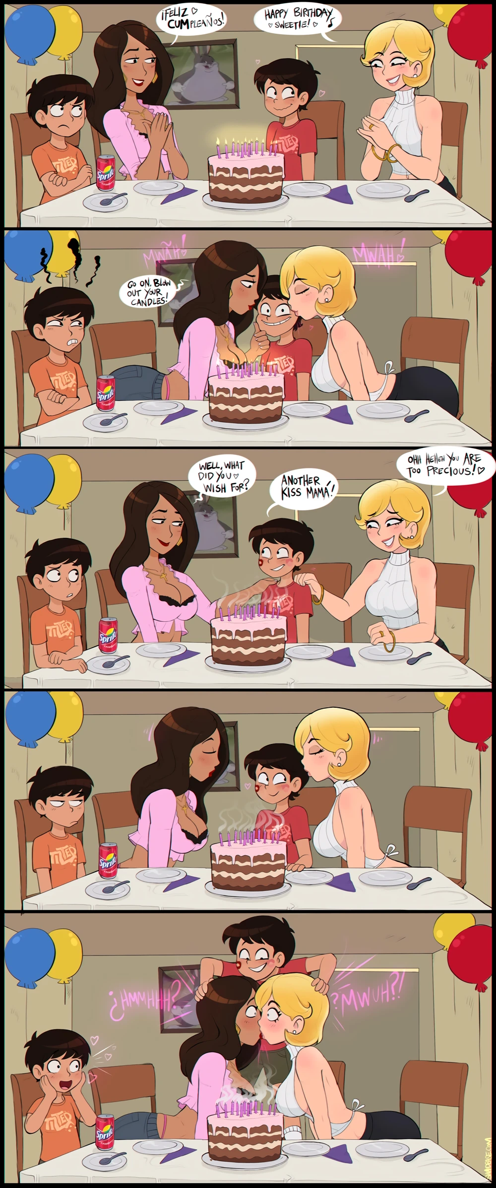 Auntie porn comic picture 3