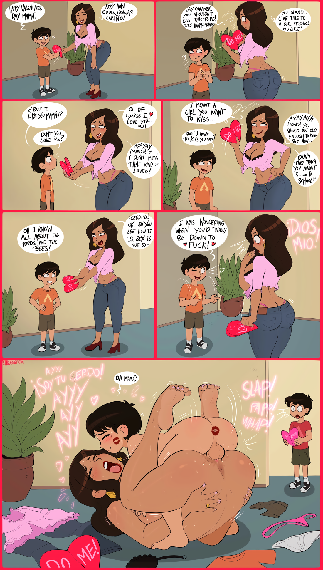 Auntie porn comic picture 5