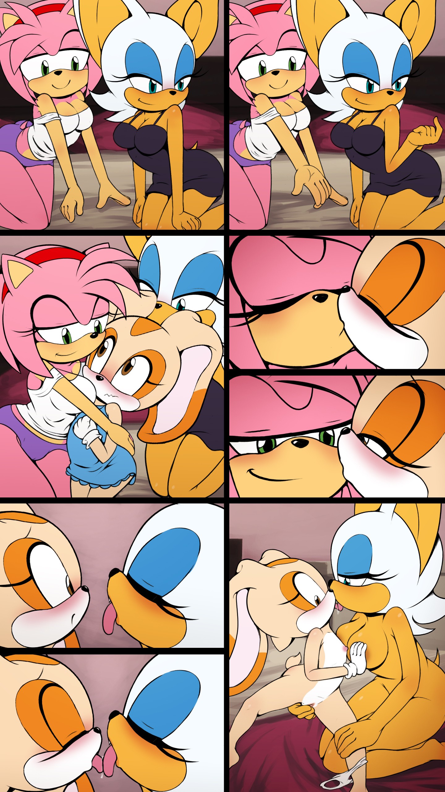 Cream's Sleepover porn comic picture 4