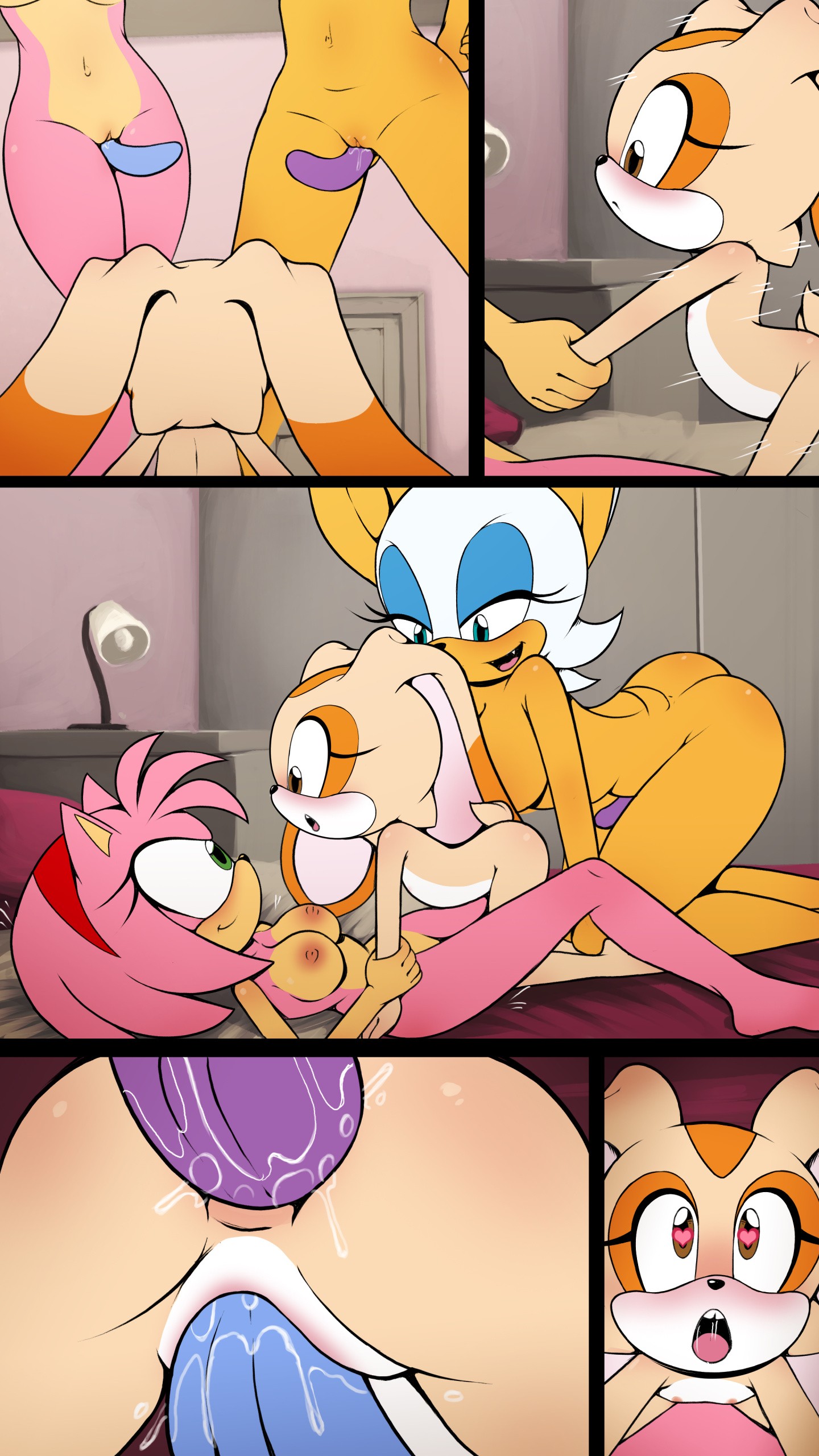 Cream's Sleepover porn comic picture 6