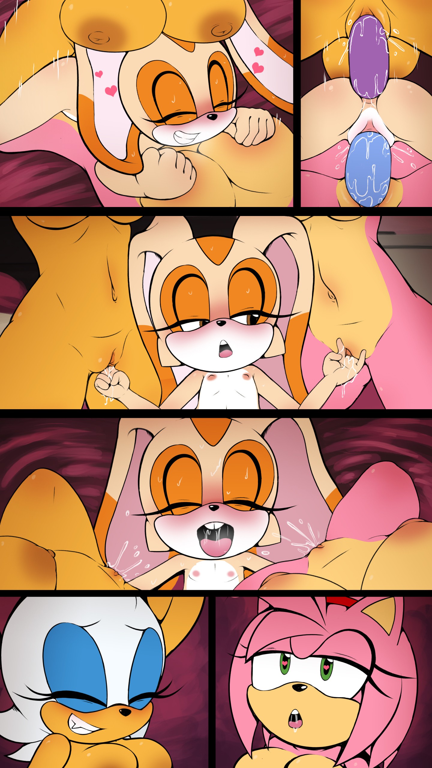 Cream's Sleepover porn comic picture 7