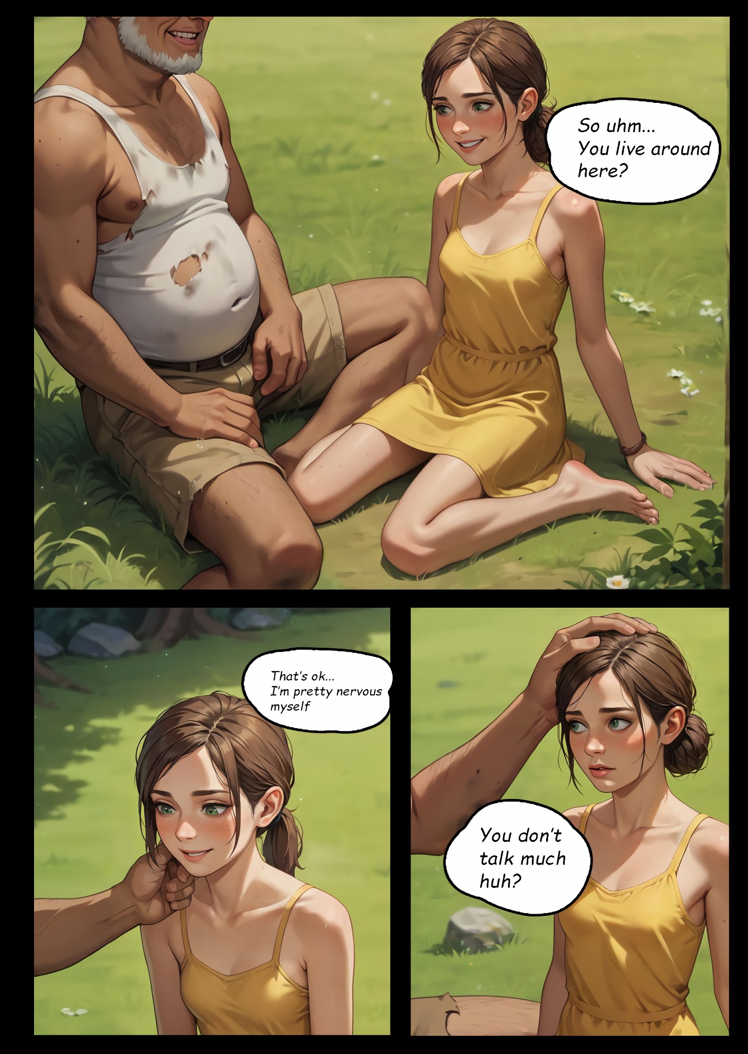 Ellie's Blind Date porn comic picture 10