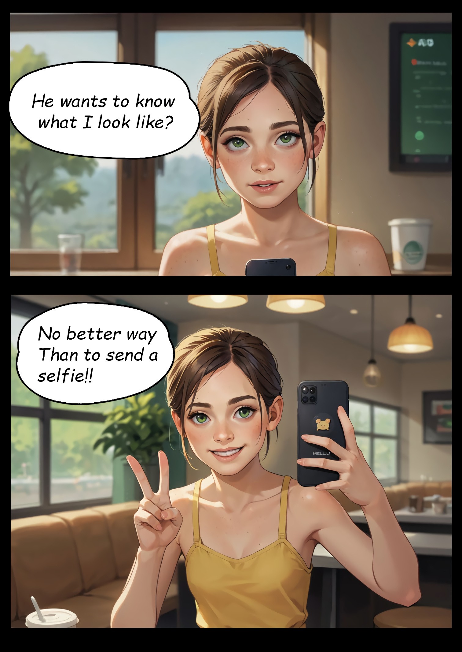 Ellie's Blind Date porn comic picture 3