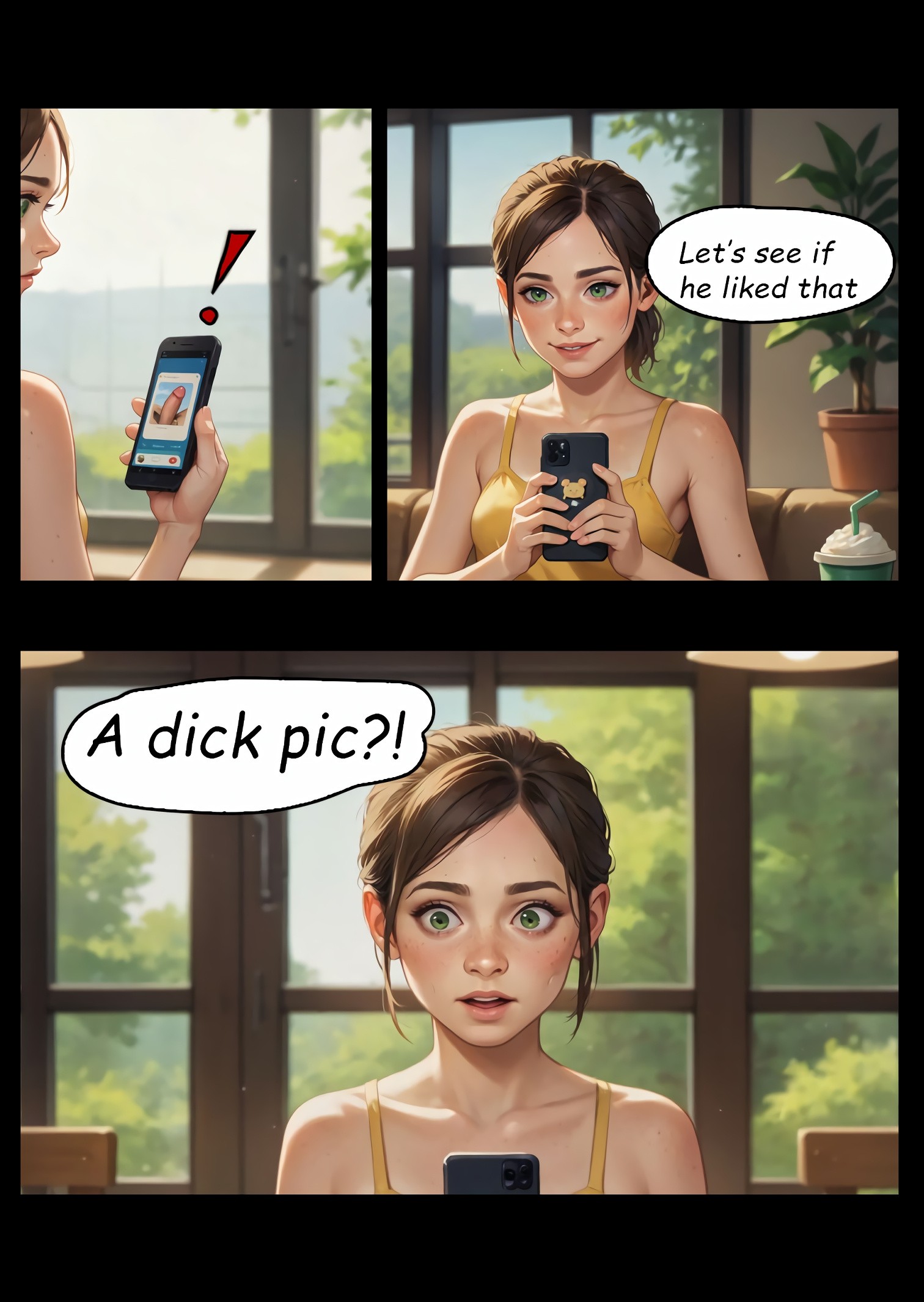 Ellie's Blind Date porn comic picture 5