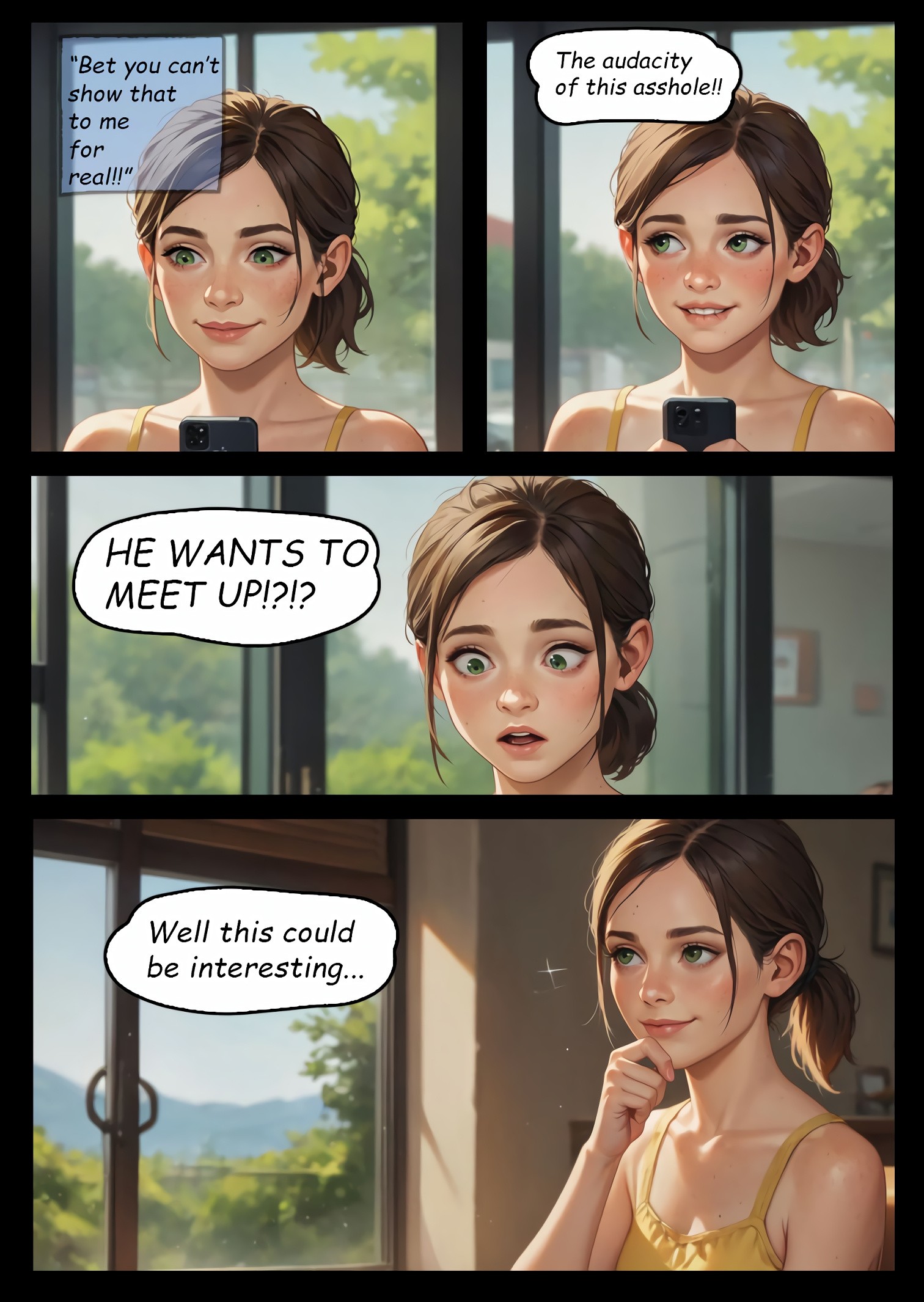 Ellie's Blind Date porn comic picture 6