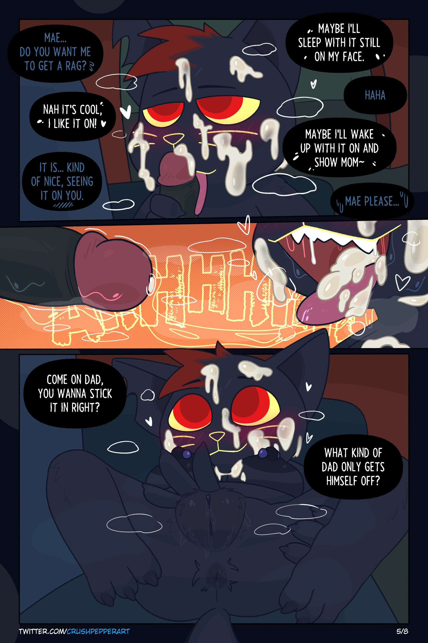 Mae's Fathers Day porn comic picture 5