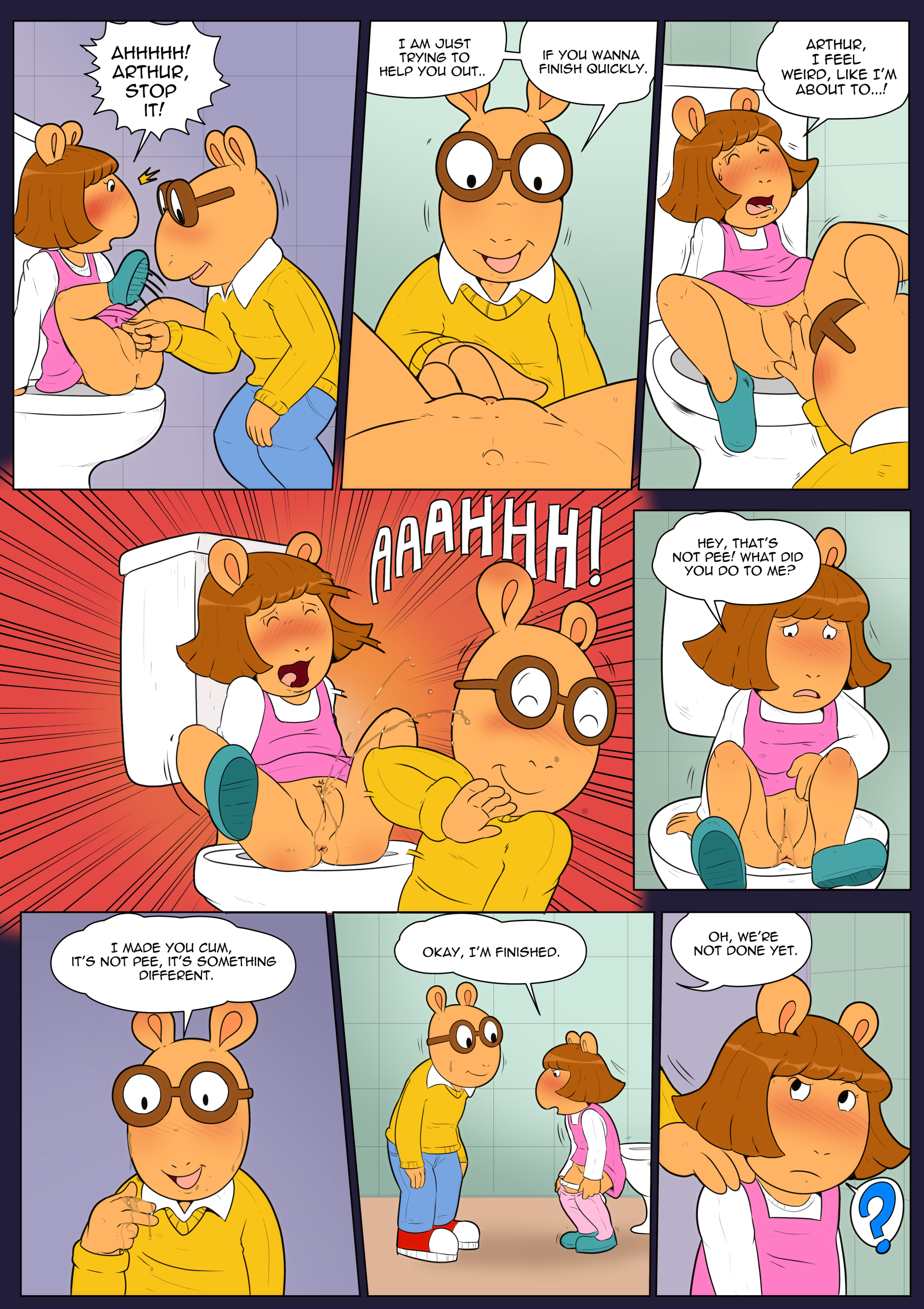 DW On Bathroom porn comic picture 2