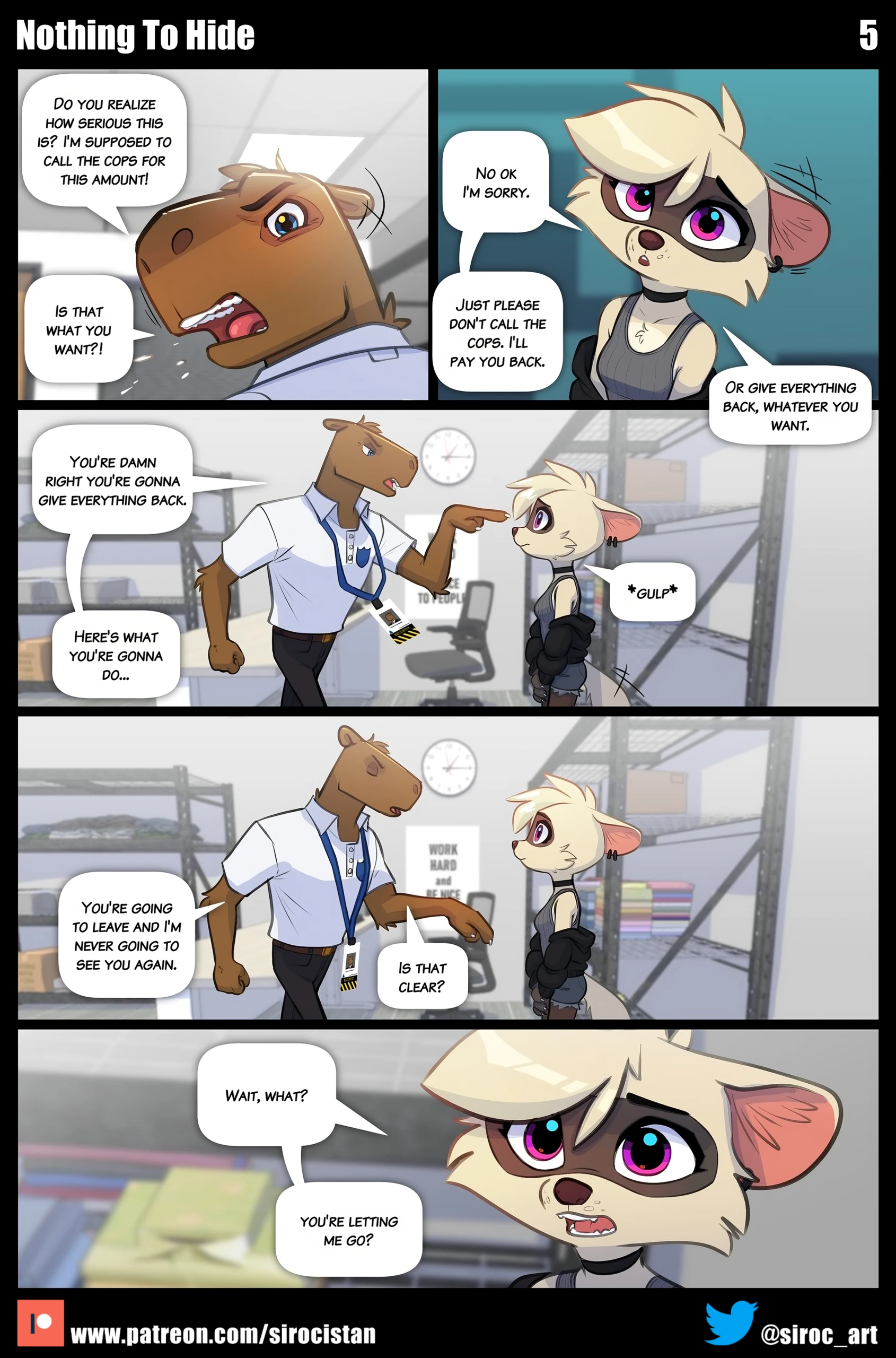 Nothing To Hide porn comic picture 5