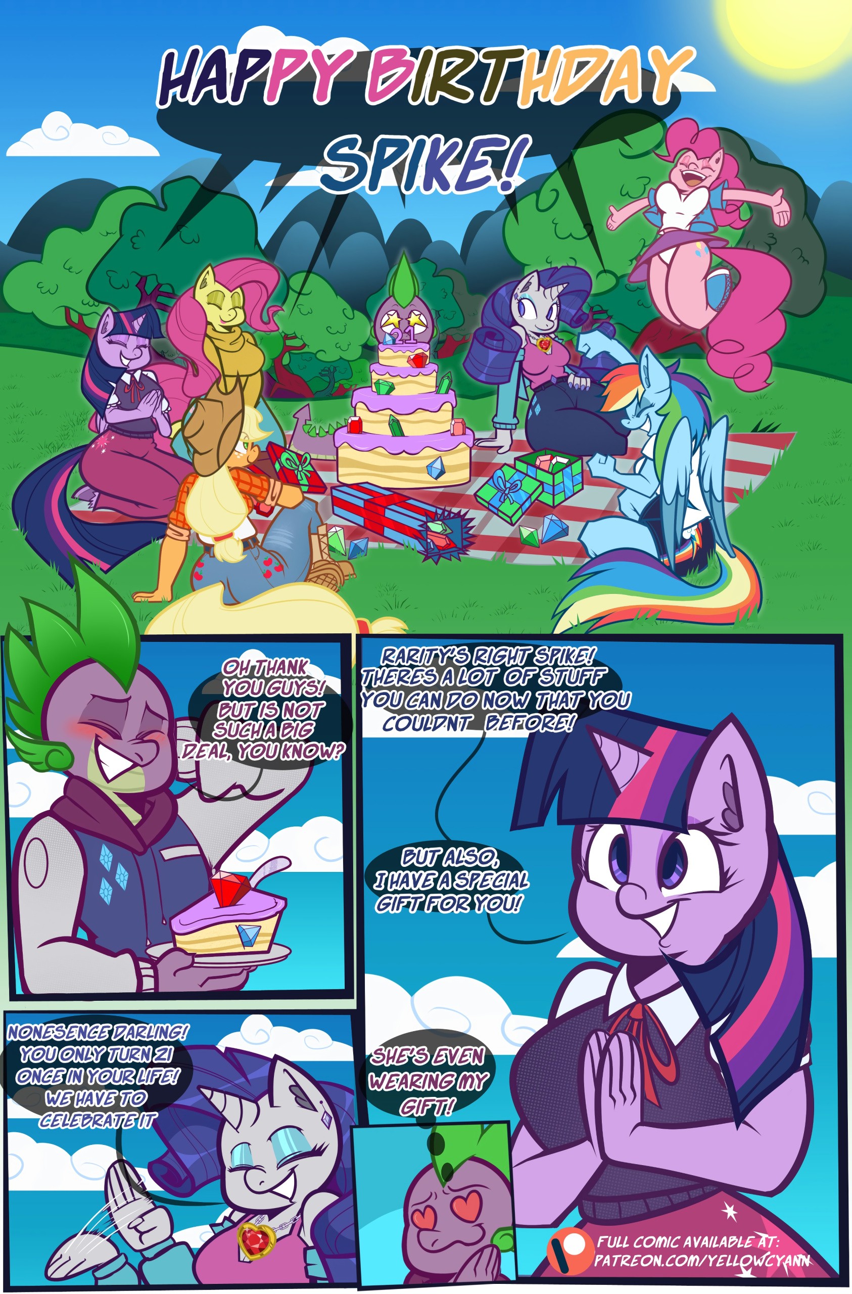 Rarity's Gift porn comic picture 2