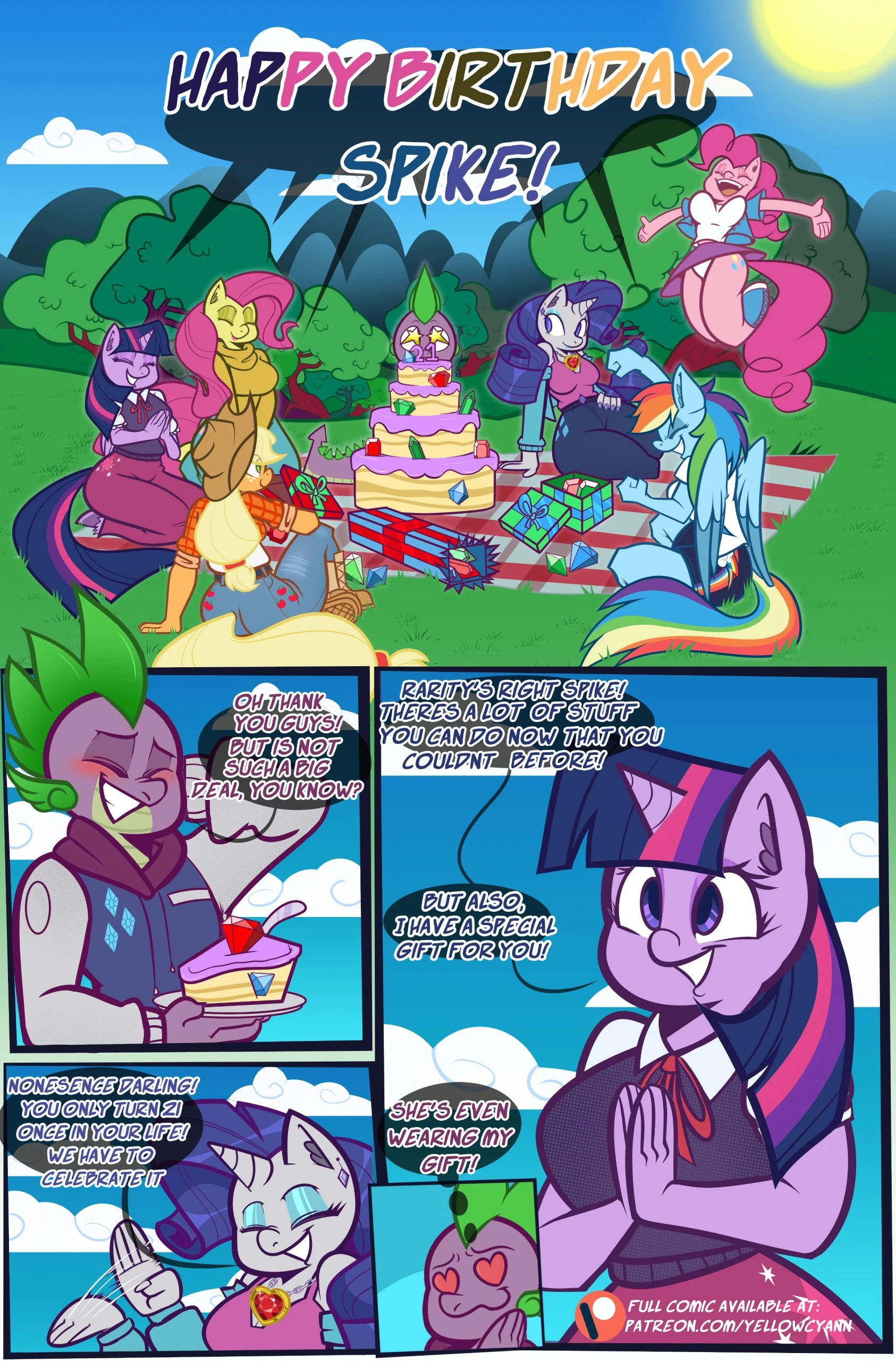 Rarity's Gift porn comic picture 2