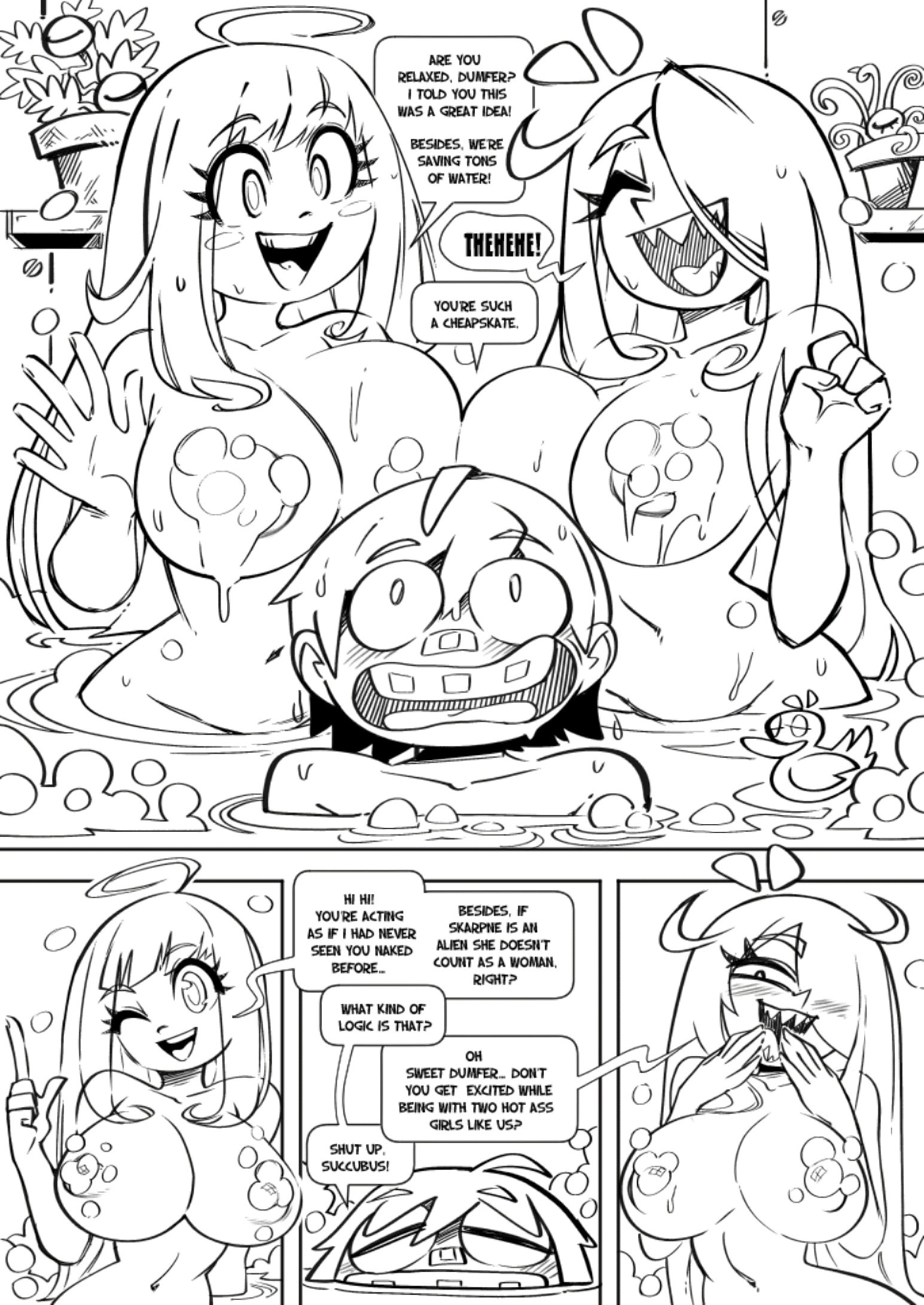 Skarpworld 14: Bubble House porn comic picture 10