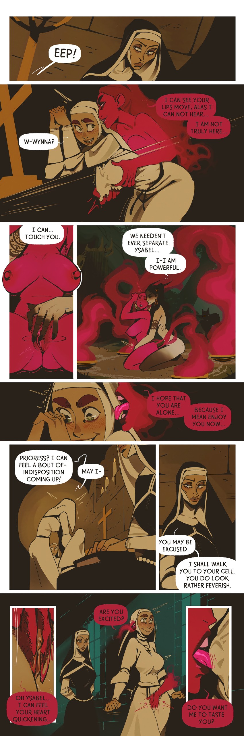 The Witch and the Nun porn comic picture 10