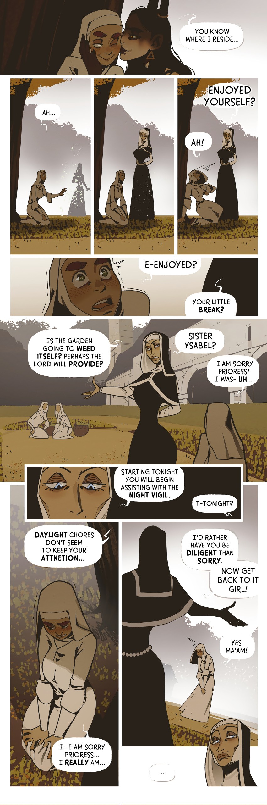 The Witch and the Nun porn comic picture 8