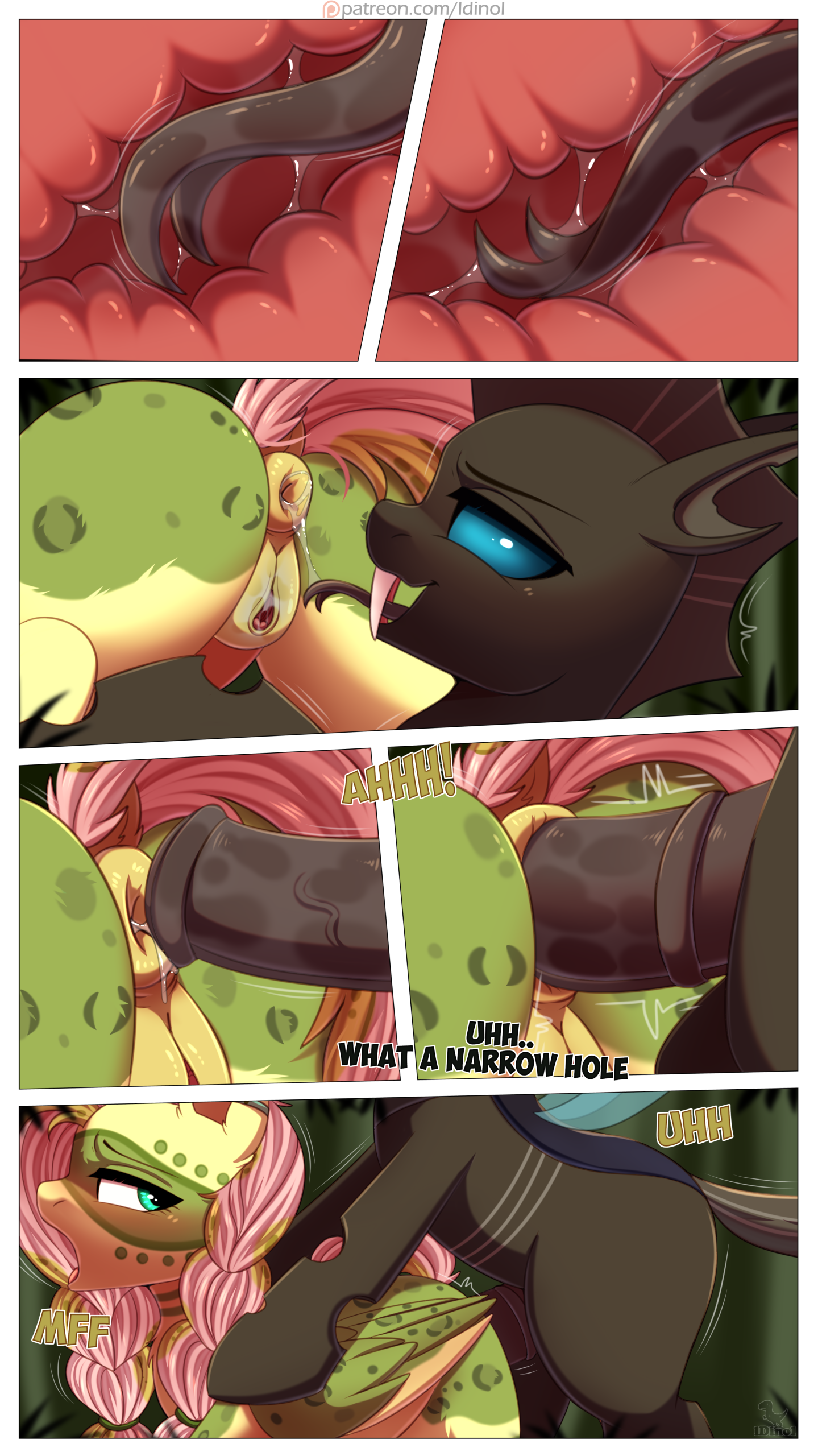 Fluttershy and changeling porn comic picture 5