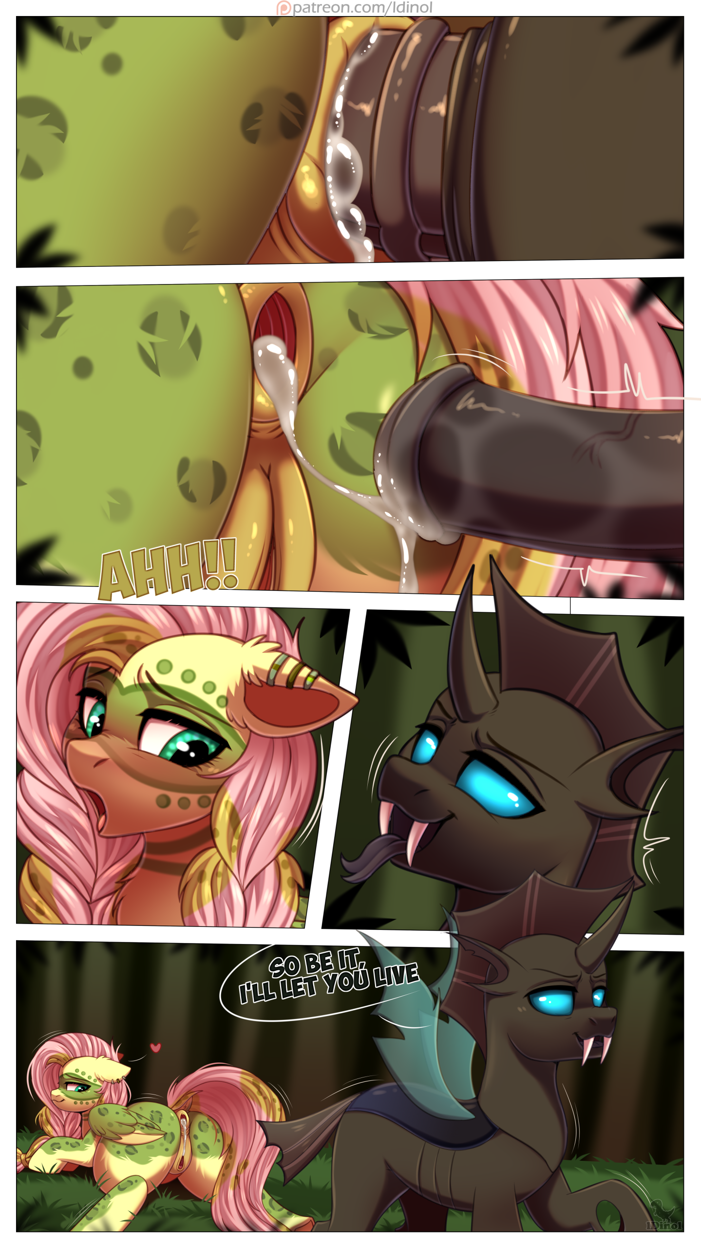 Fluttershy and changeling porn comic picture 8