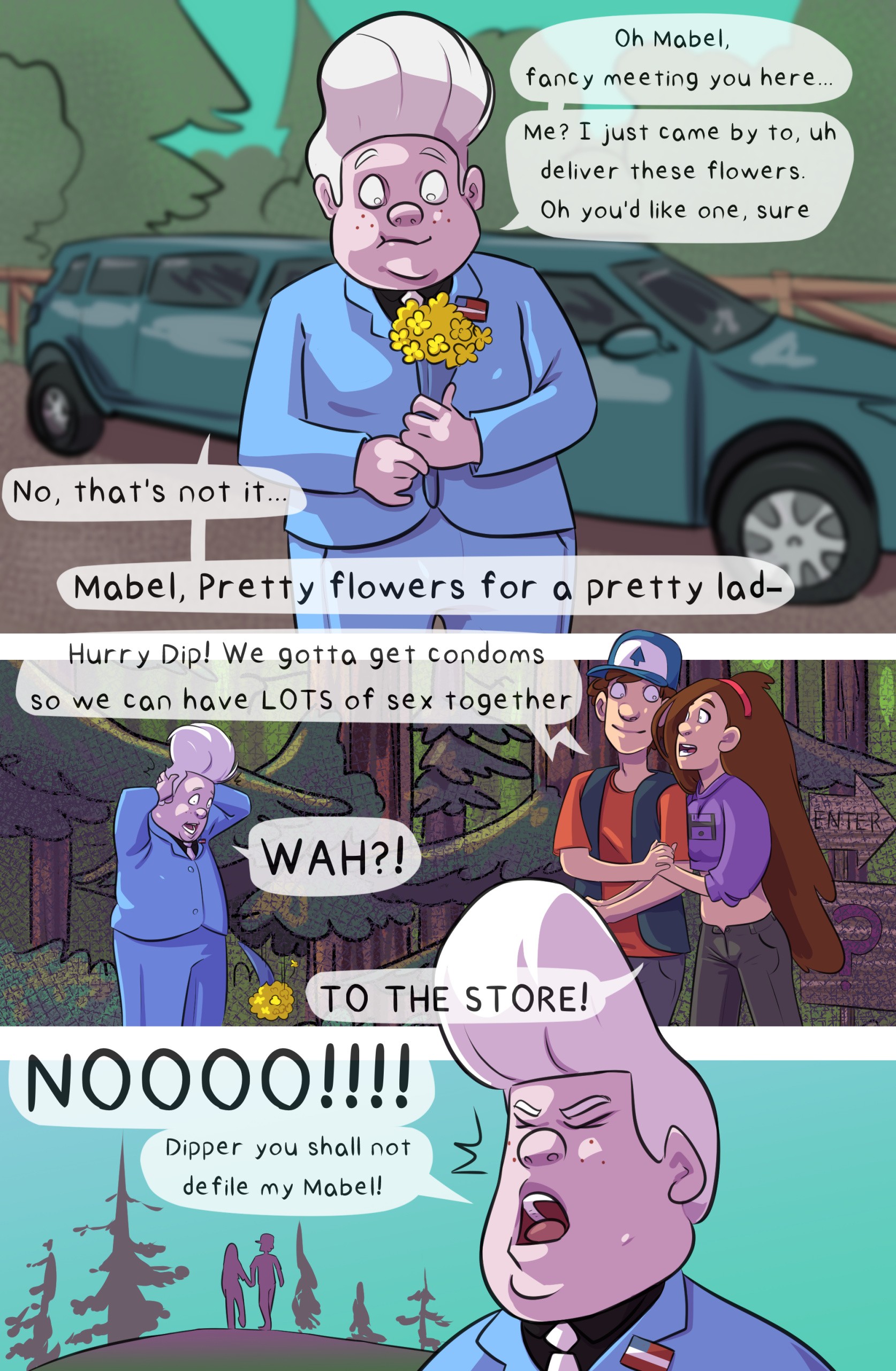 Gravity Falls Porn Parody 3 porn comic picture 3