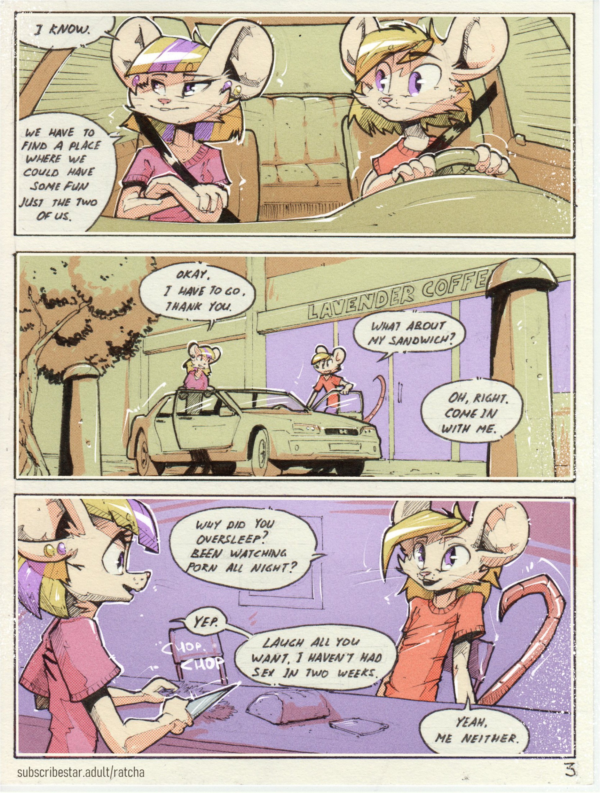 Lavender Coffee porn comic picture 3