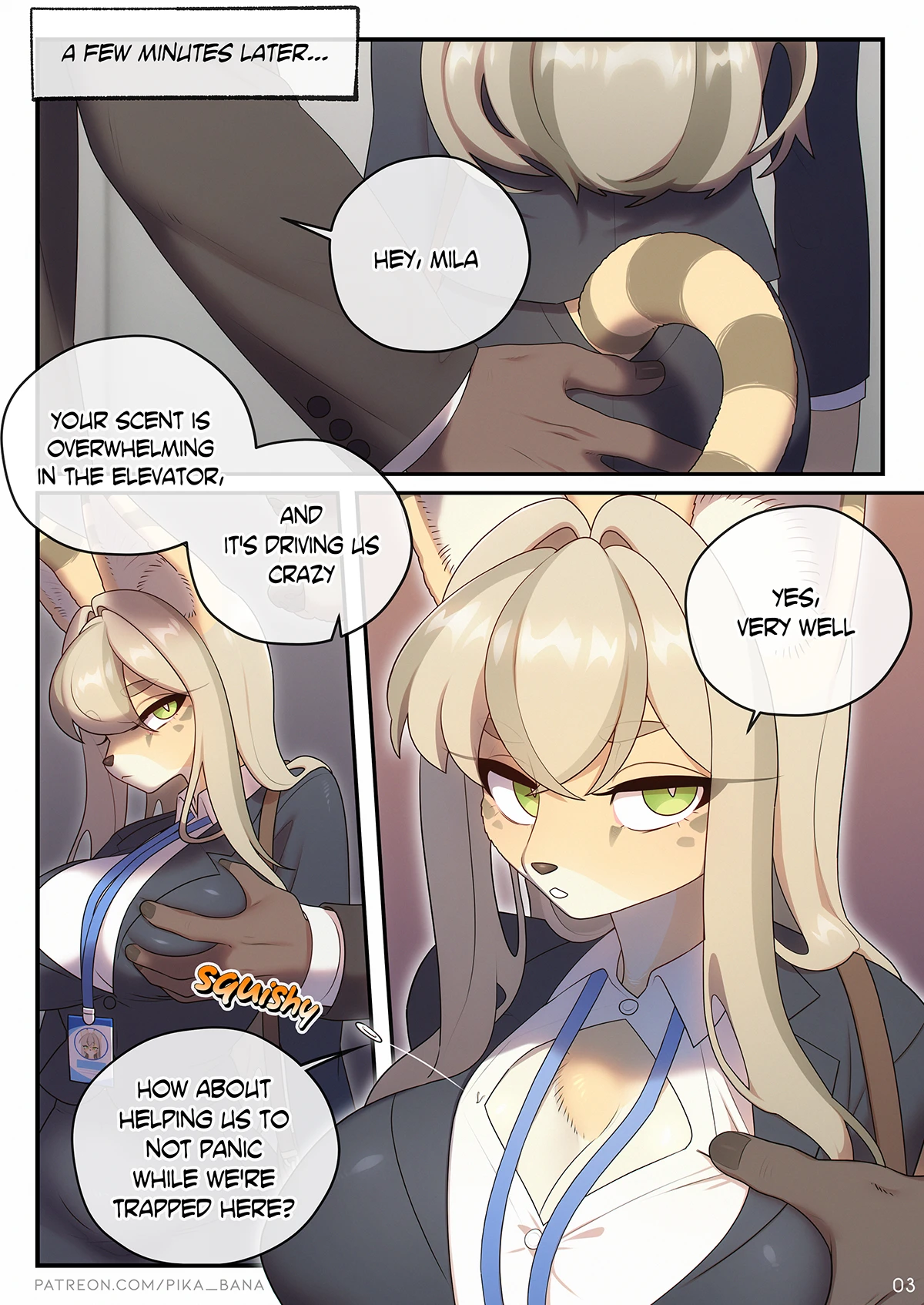 The SEXret Elevator porn comic picture 3