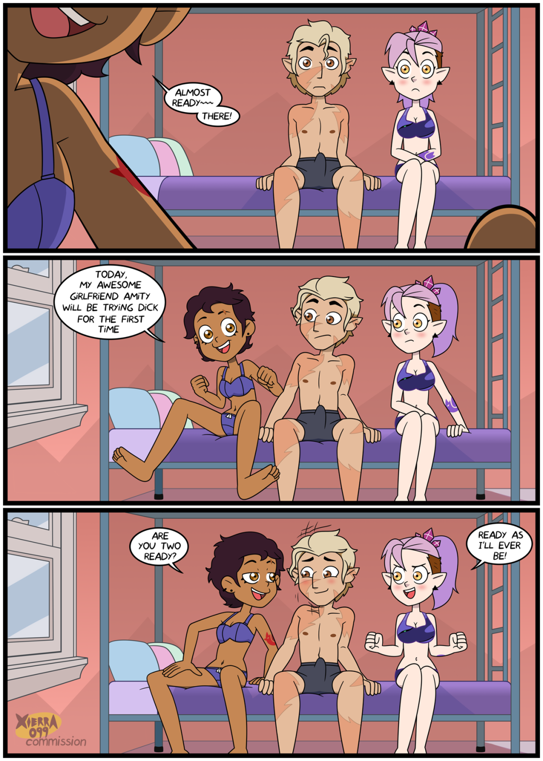 Amity tries dick for the first time porn comic picture 1