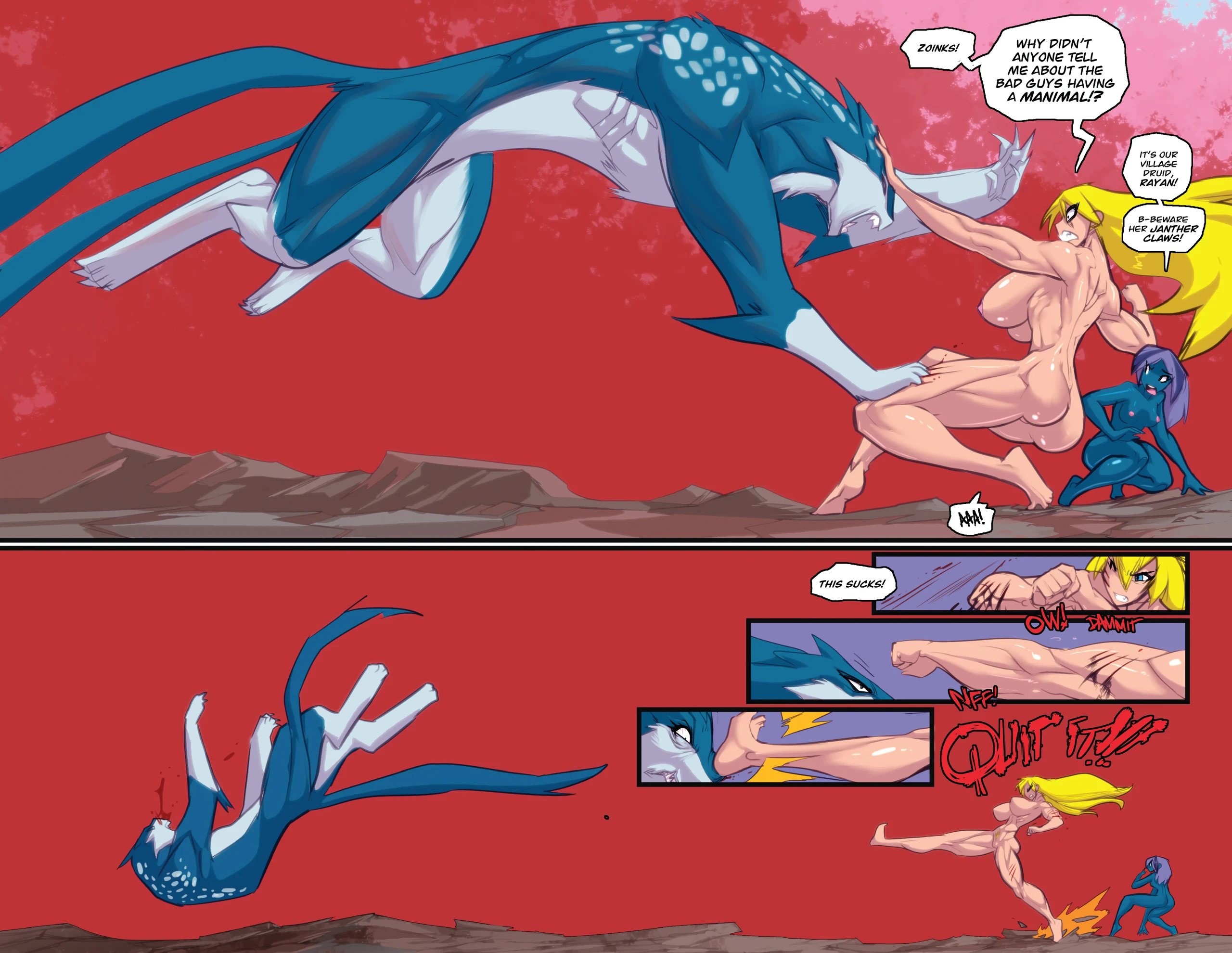 Gina Diggers: Warnerd of Mars porn comic picture 16