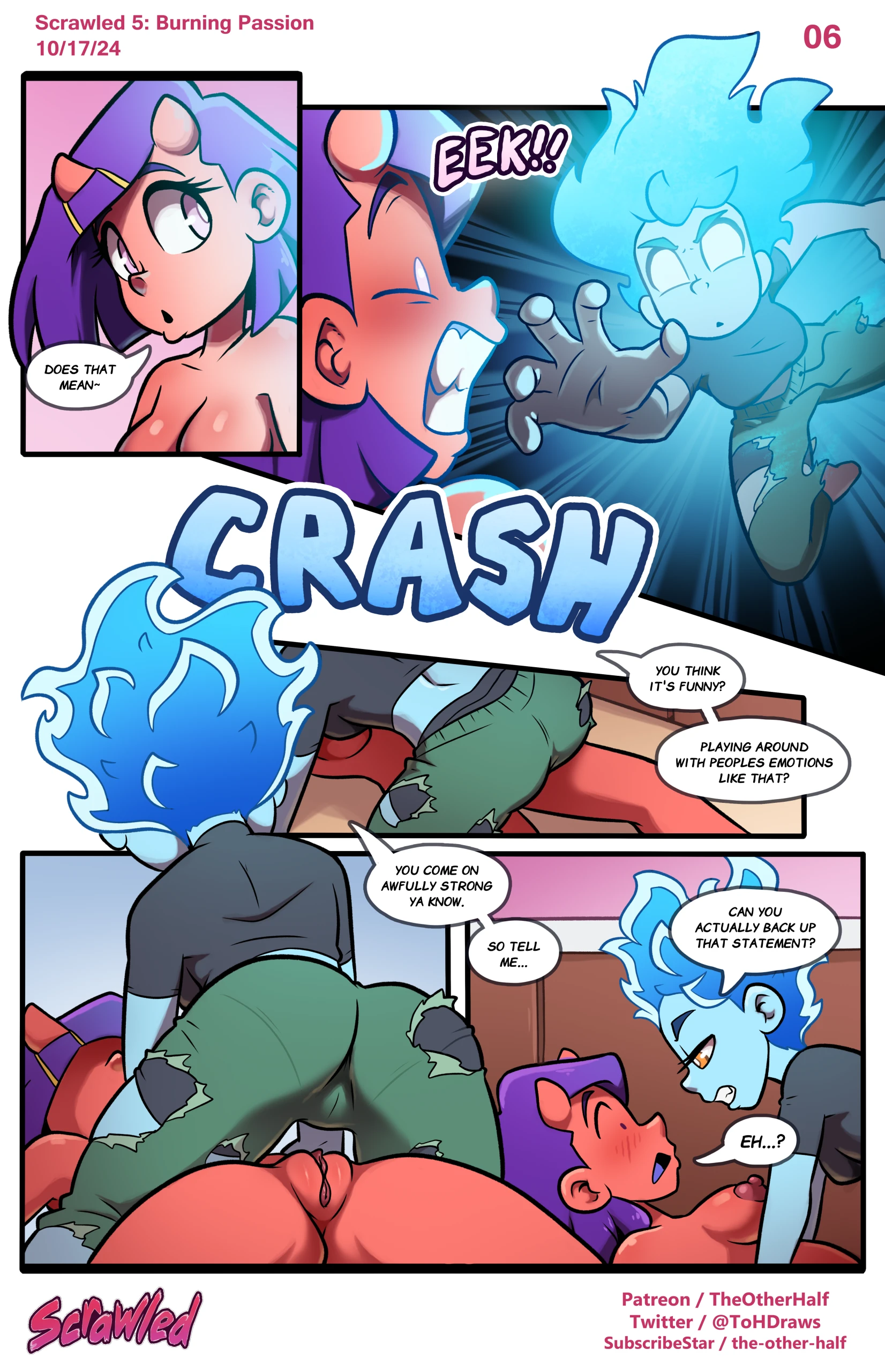 Scrawled 5: Burning Passion porn comic picture 6